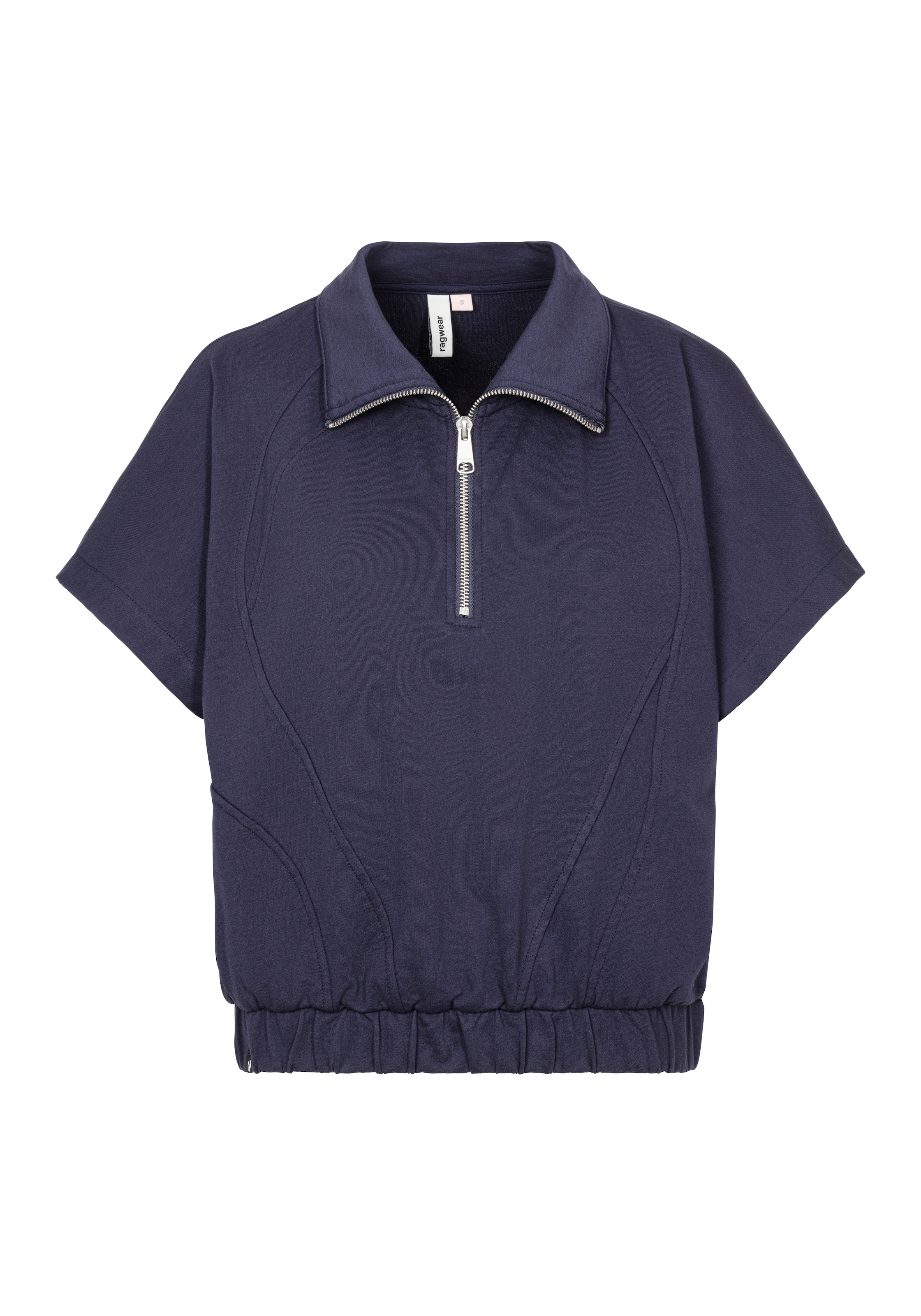 Ragwear Sweatshirt »IZZARA TOP«, mit überschnittenen Schultern und mit Reißverschluss im Troyer-Stil
