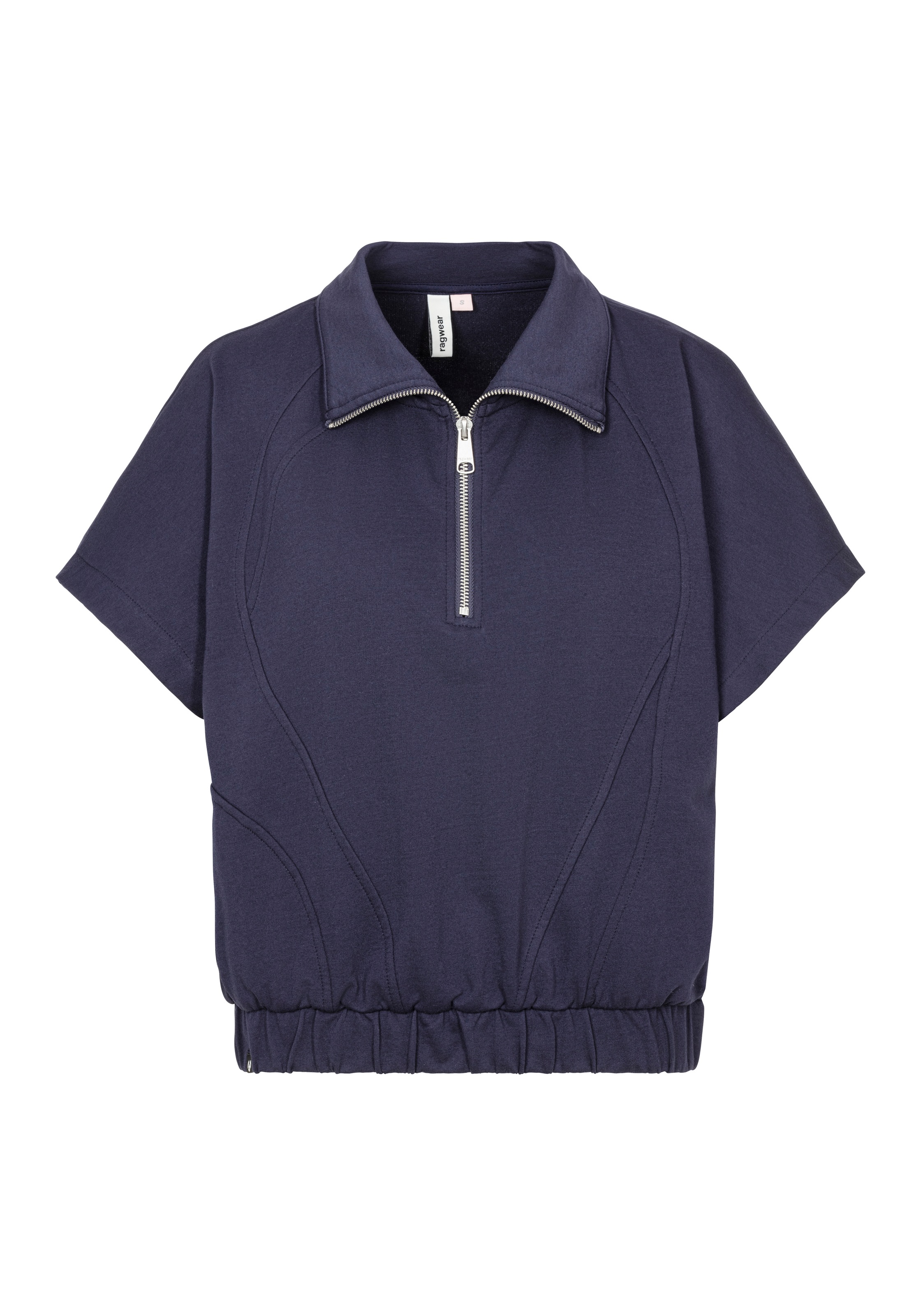 Ragwear Sweatshirt "IZZARA TOP", mit überschnittenen Schultern und mit Reiß günstig online kaufen