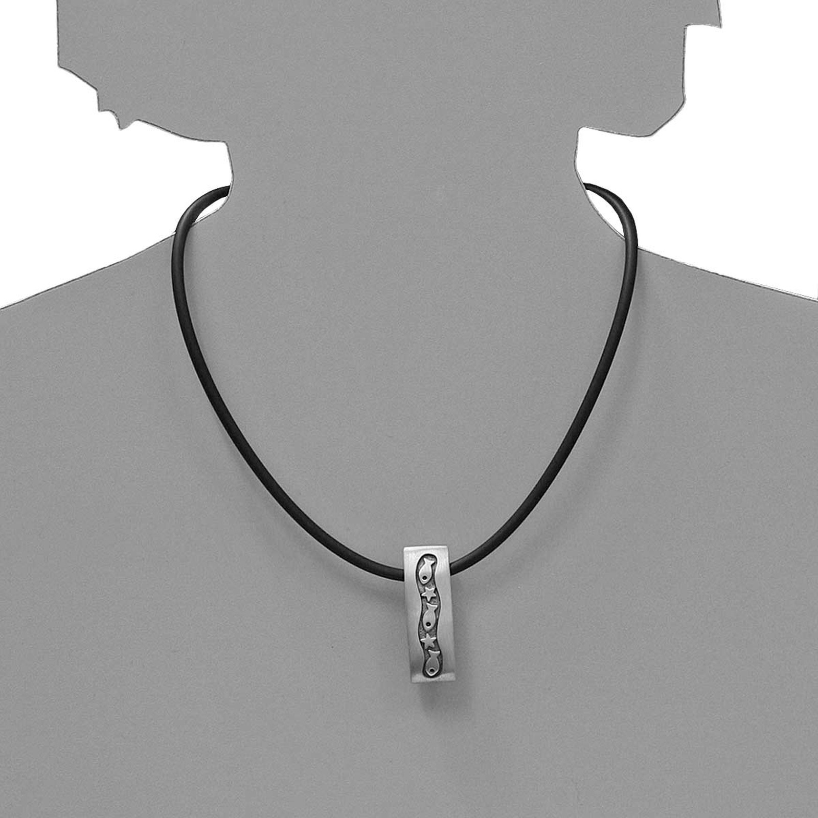 OSTSEE-SCHMUCK Kettenanhänger »Ostsee-Schmuck Anhänger Gleiter-Fisch & Stern«, (1 tlg.)