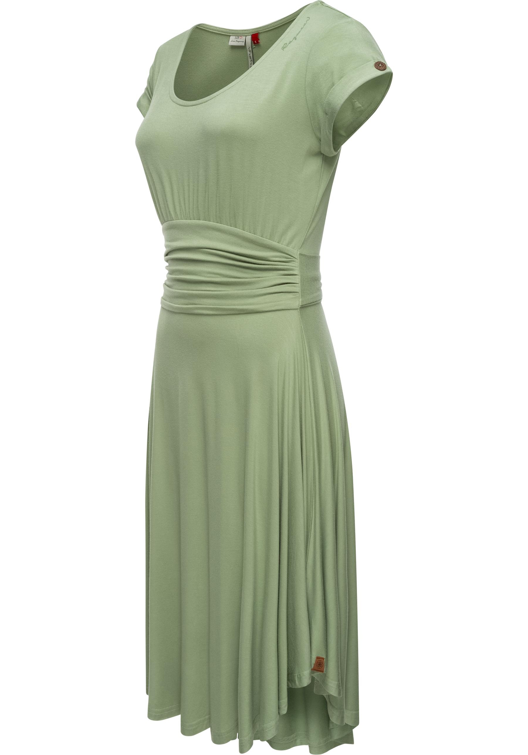 Ragwear Sommerkleid "Yvone Solid", leichtes Jersey-Kleid mit Taillengürtel günstig online kaufen