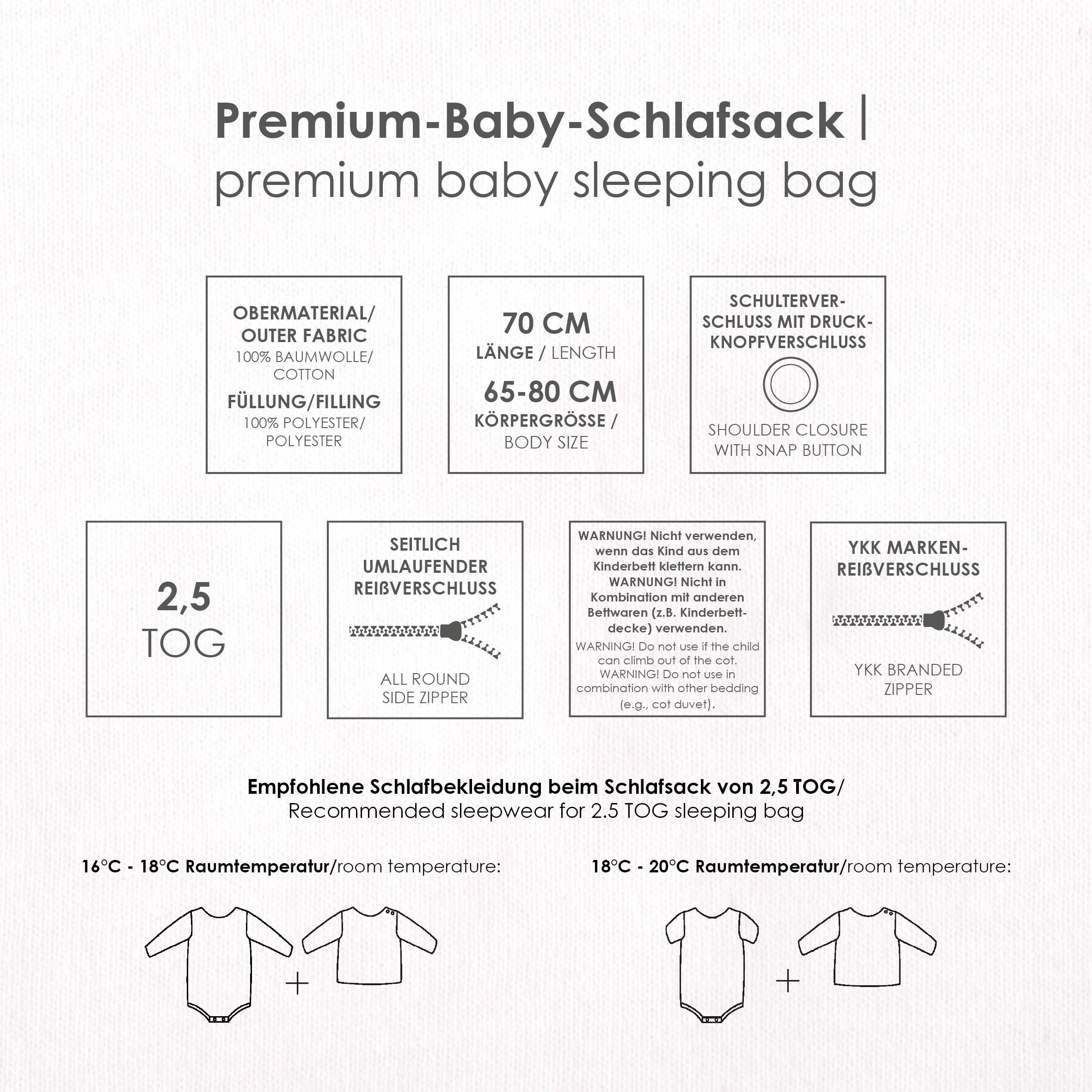 Baby Best Babyschlafsack »Woodland Crew Baby-Schlafsack 90cm«