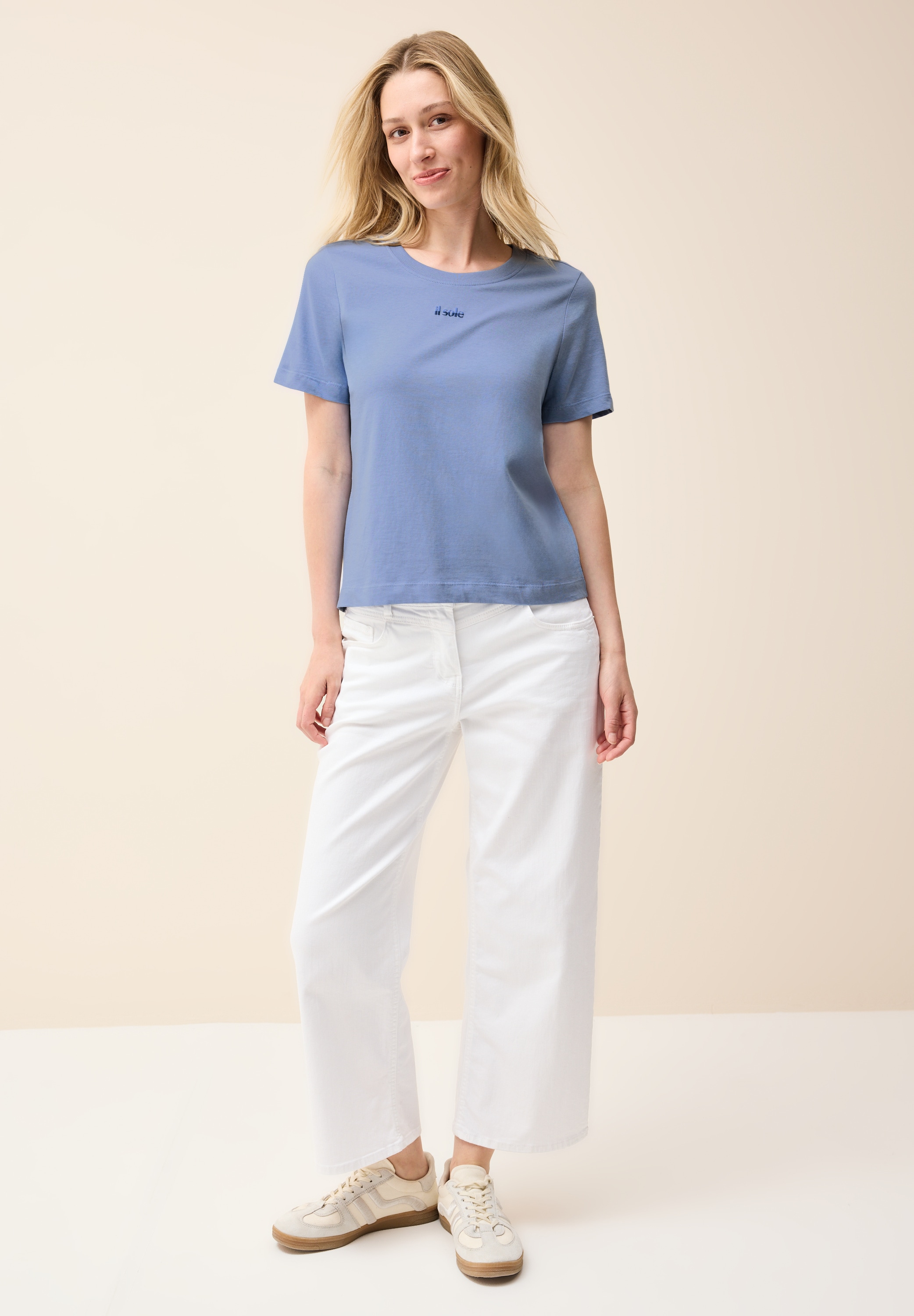 Cecil Print-Shirt, aus reiner Baumwolle
