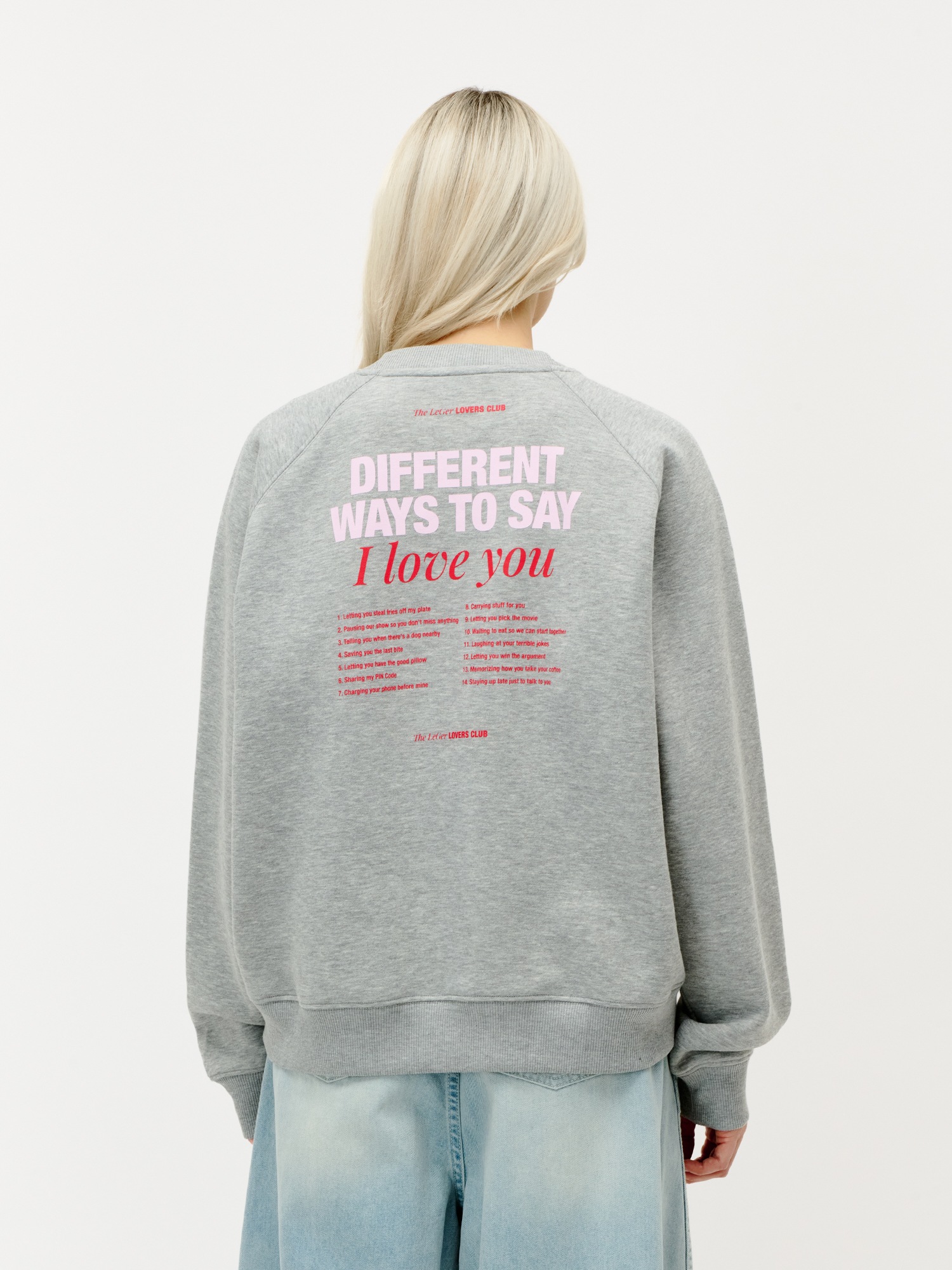 Thumbnail - LeGer Sweatshirt "Loretta, LeGer by Lena Gercke", großer Rückenprint, locker geschnitten