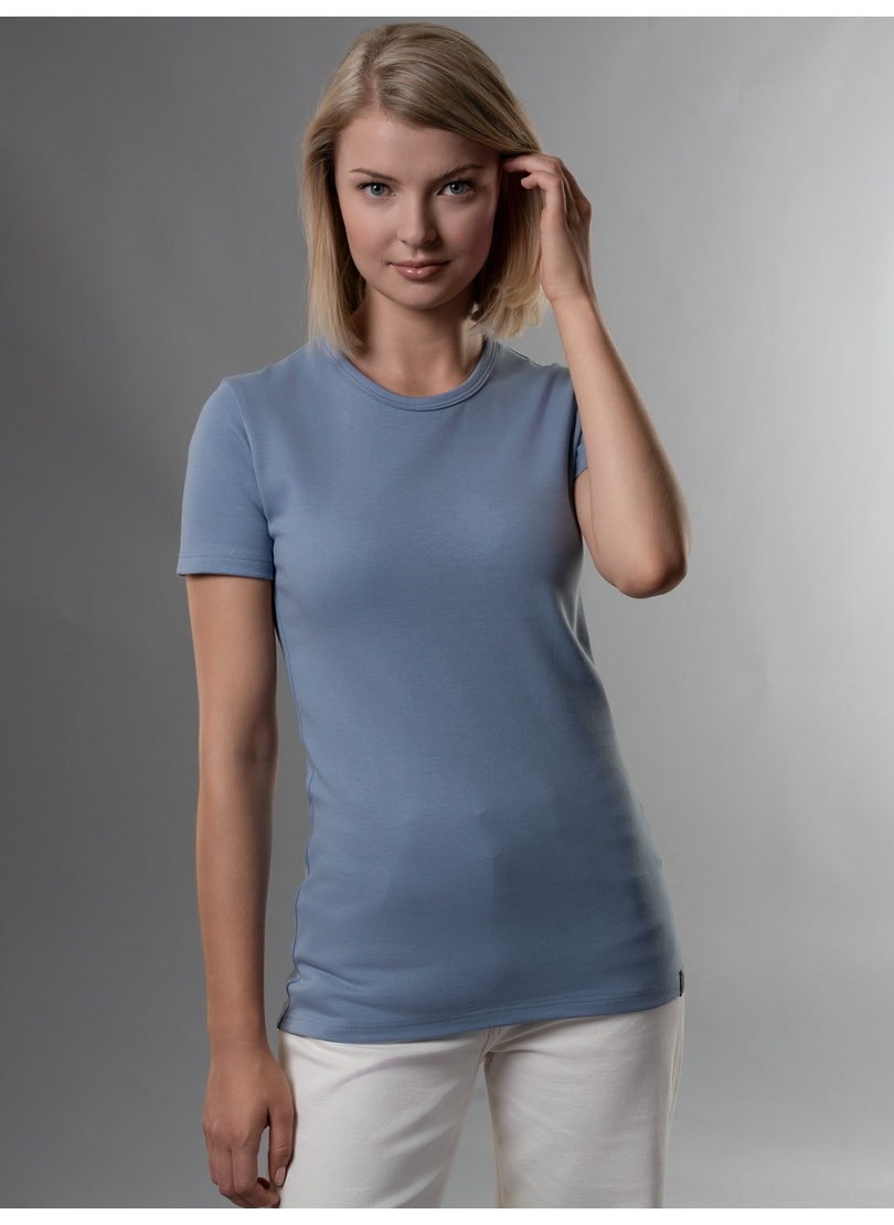 V-Shirt Baumwolle« T-Shirt DELUXE kaufen für BAUR »TRIGEMA Trigema |