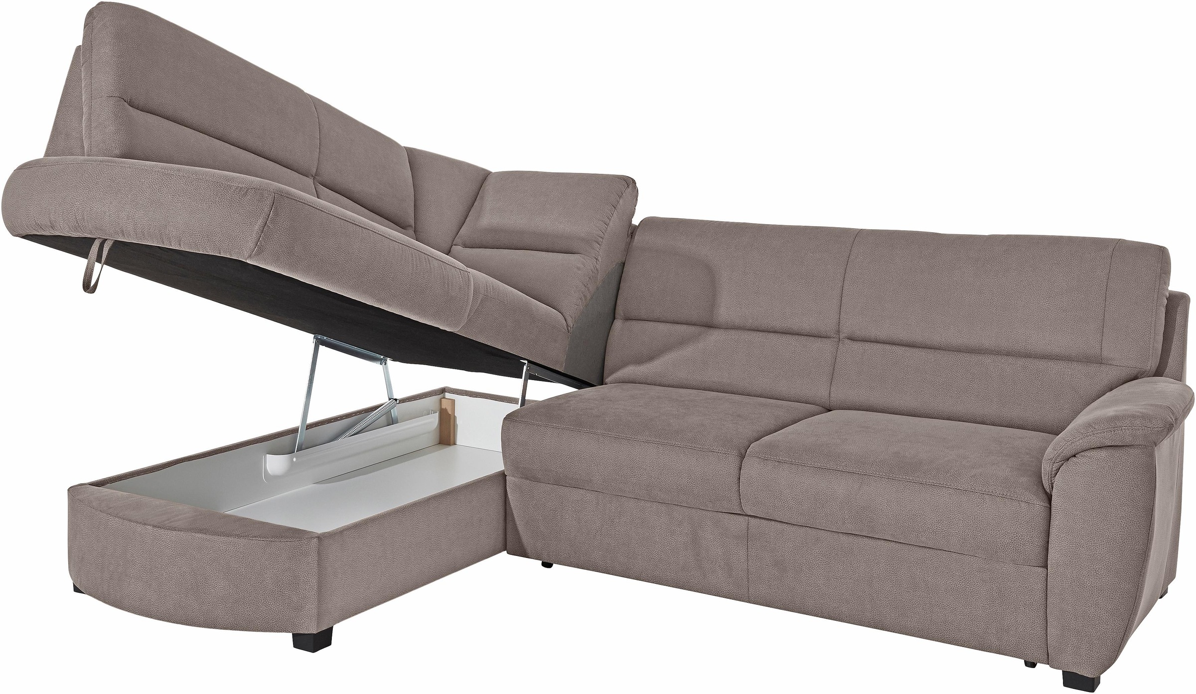 Sit&More Pandora L-Form Corner Sofa Grey 4