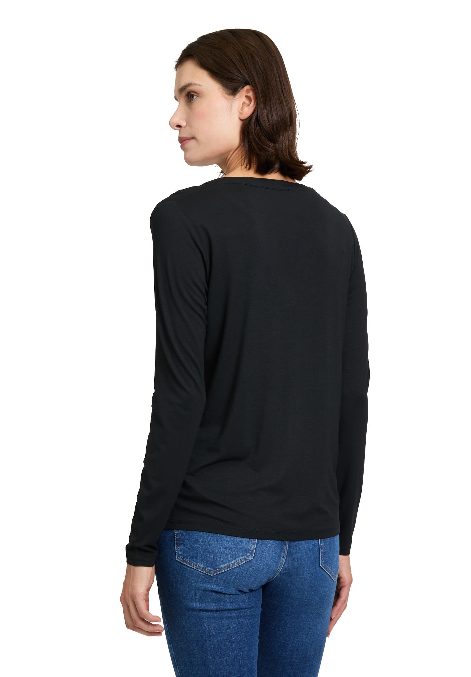 Betty Barclay Kurzarmshirt »Betty Barclay Damen Blusenshirt mit Kragen«, (1 tlg.), Aufgesteppte Bänder