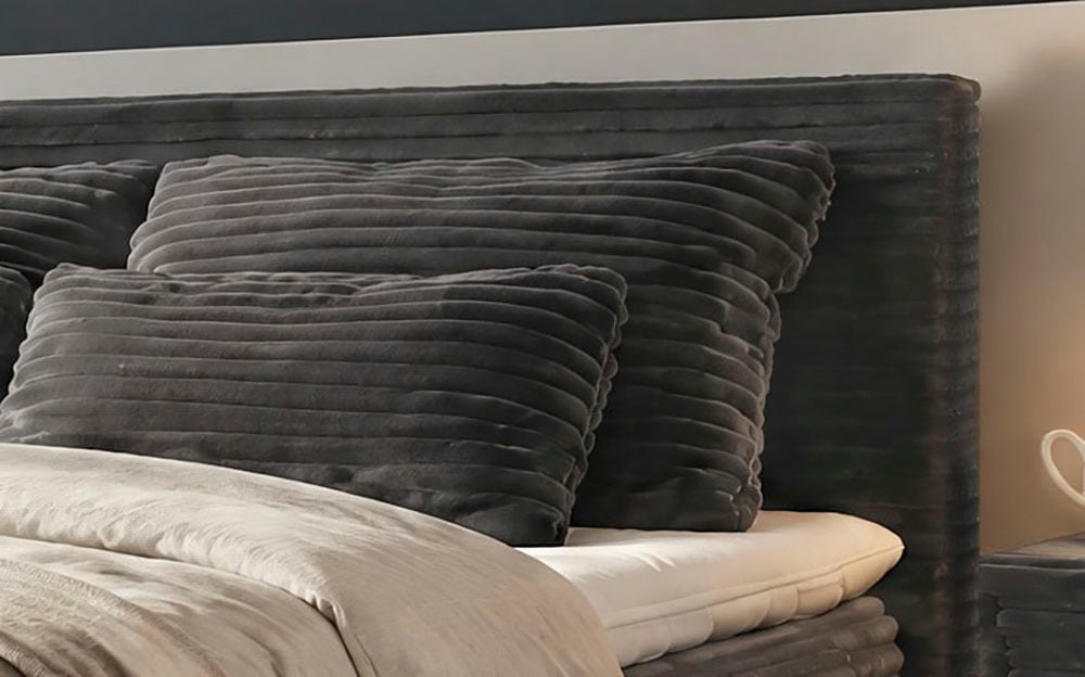 Jockenhöfer Gruppe Boxspringbett »PAULINA inkl. Bonnell- oder Taschenfederkernmatratze H3-H4« 140x200 cm oder 180x200cm, Chenille oder Cord
