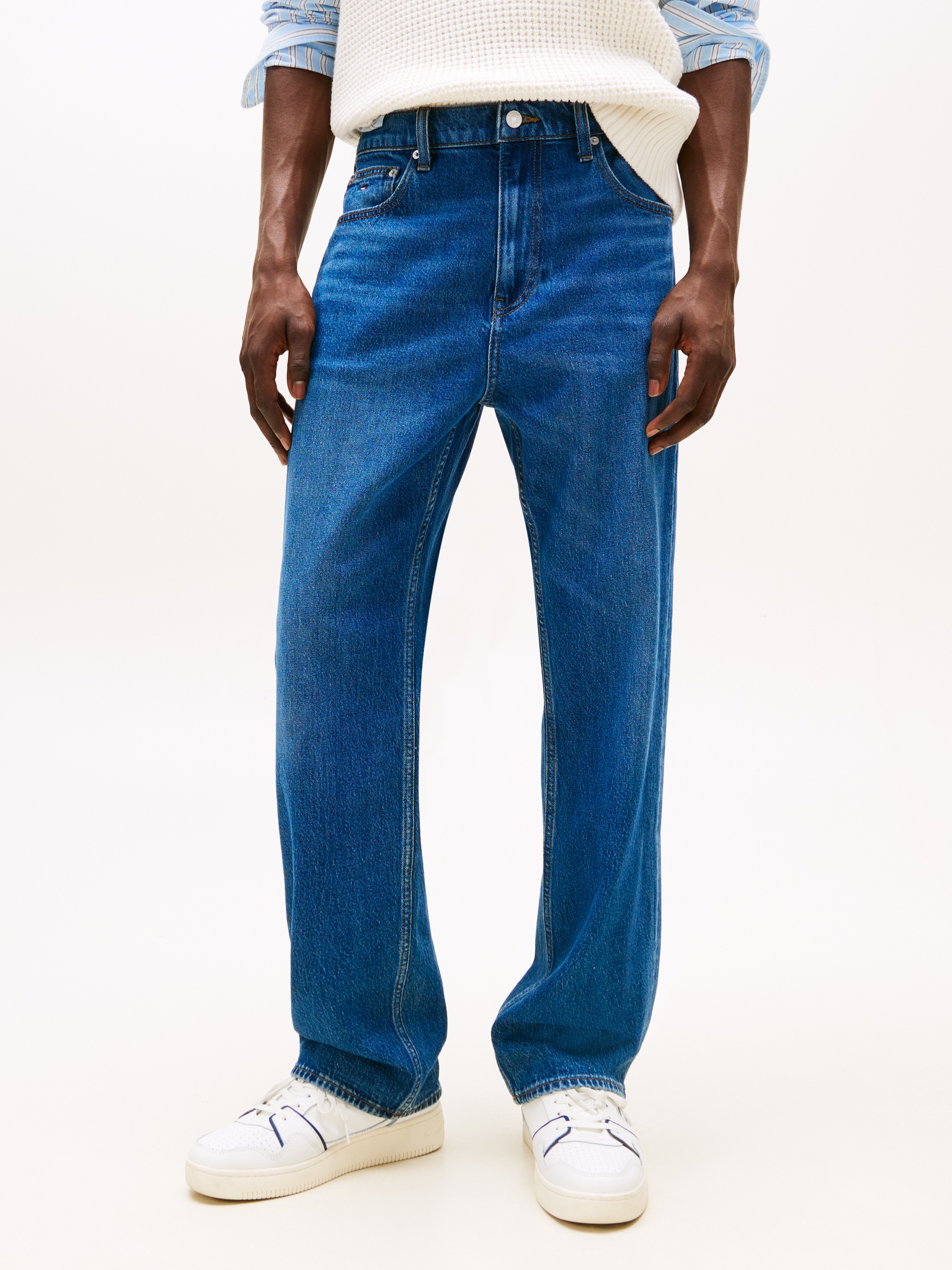 Tommy Jeans Regular-fit-Jeans »Otis Regular Straight«, Mit Gürtelschlaufen