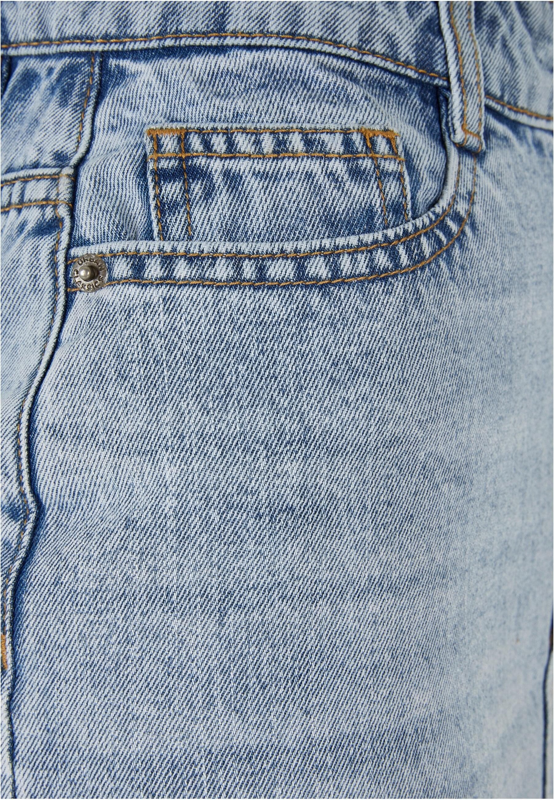 URBAN CLASSICS Jerseyrock »Urban Classics Damen Ladies Midi Denim Skirt«, (1 tlg.)