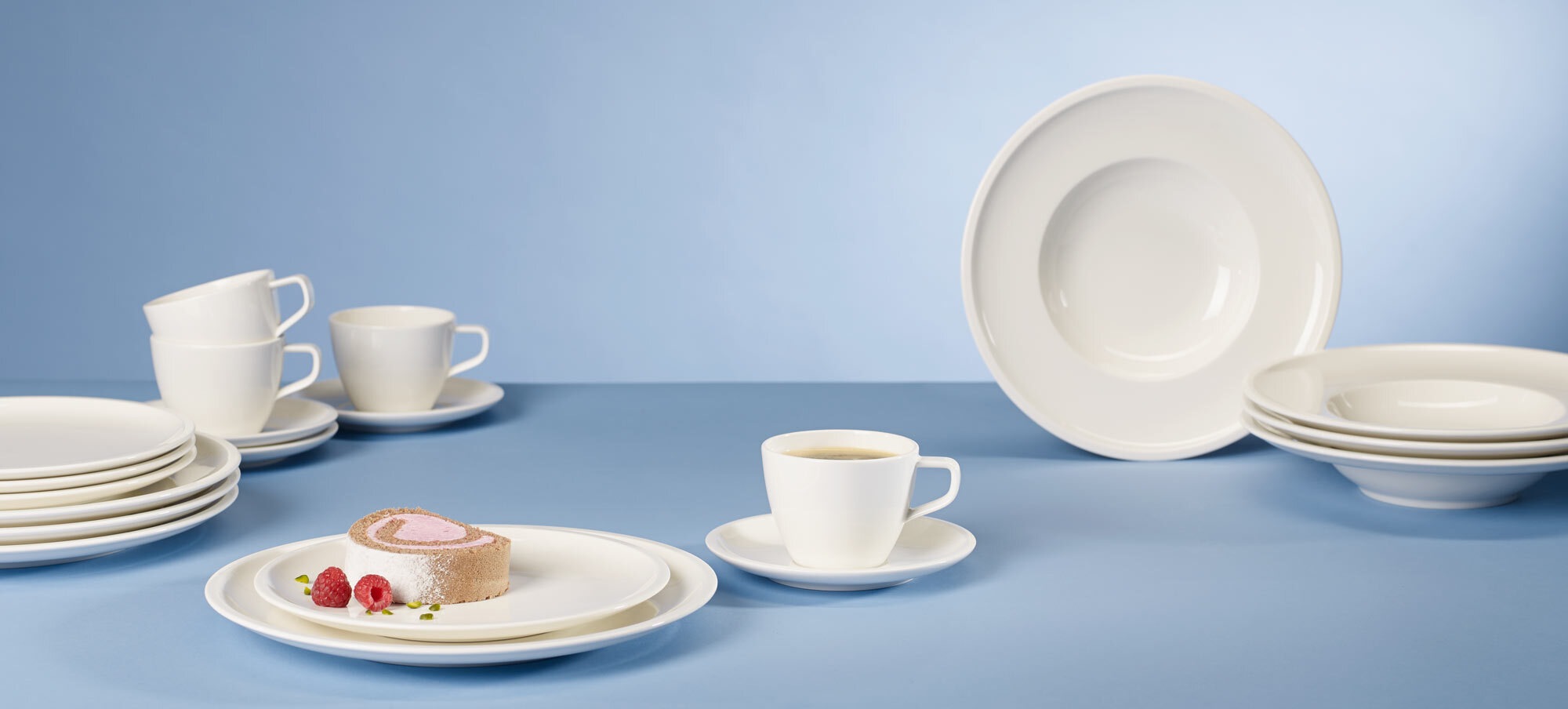 Villeroy & Boch Geschirr-Set »Tafel-Set Artesano Original weiß« Spülmaschinengeeignet, Mikrowellenfest