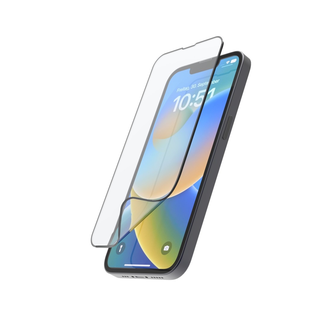 Hama Displayschutzglas »Panzerglas Hiflex Eco für Apple iPhone 15 Plus, Full-Cover flexibel«, für Apple iPhone 15 Plus