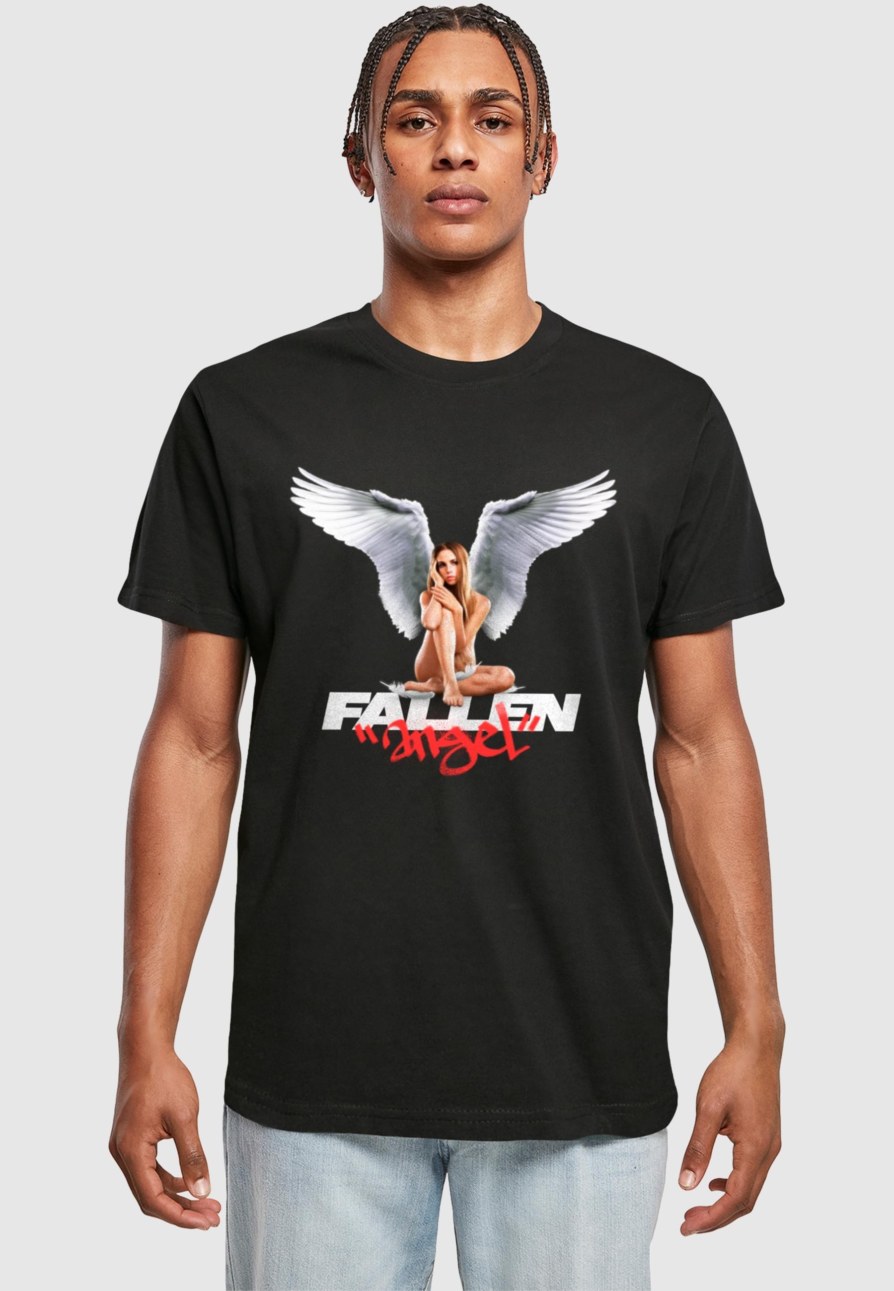 Thumbnail - MisterTee T-Shirt "MisterTee Herren Fallen Angel Tee" 1 Stk.