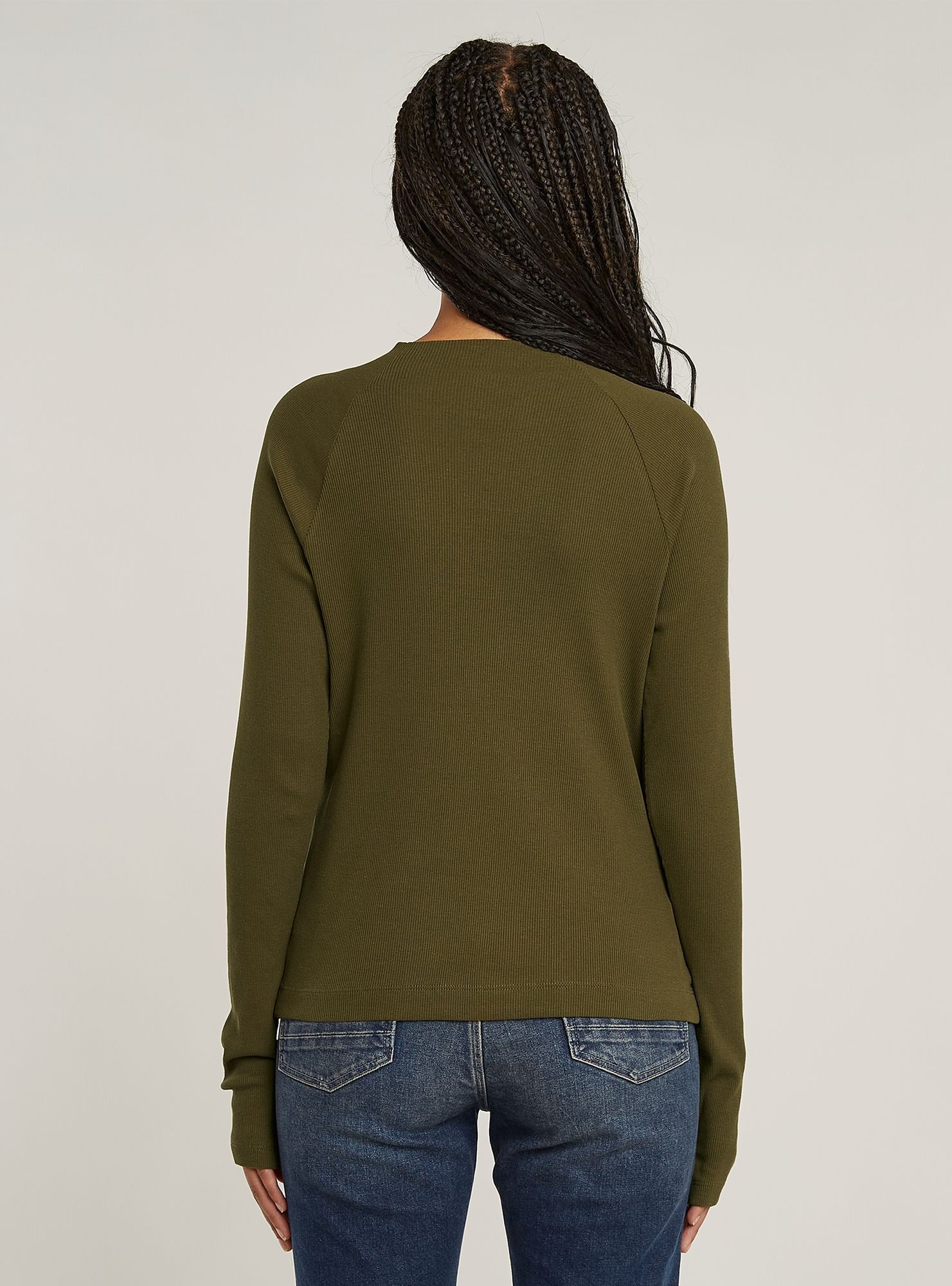 G-STAR T-Shirt "Slim Rib Mock Top" günstig online kaufen