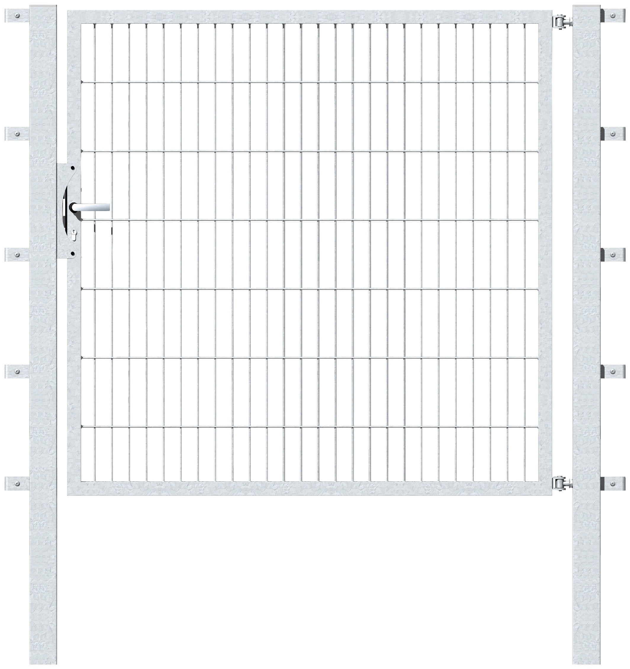 Alberts Zauneinzeltür, 150 cm Breite, in versch. Höhen