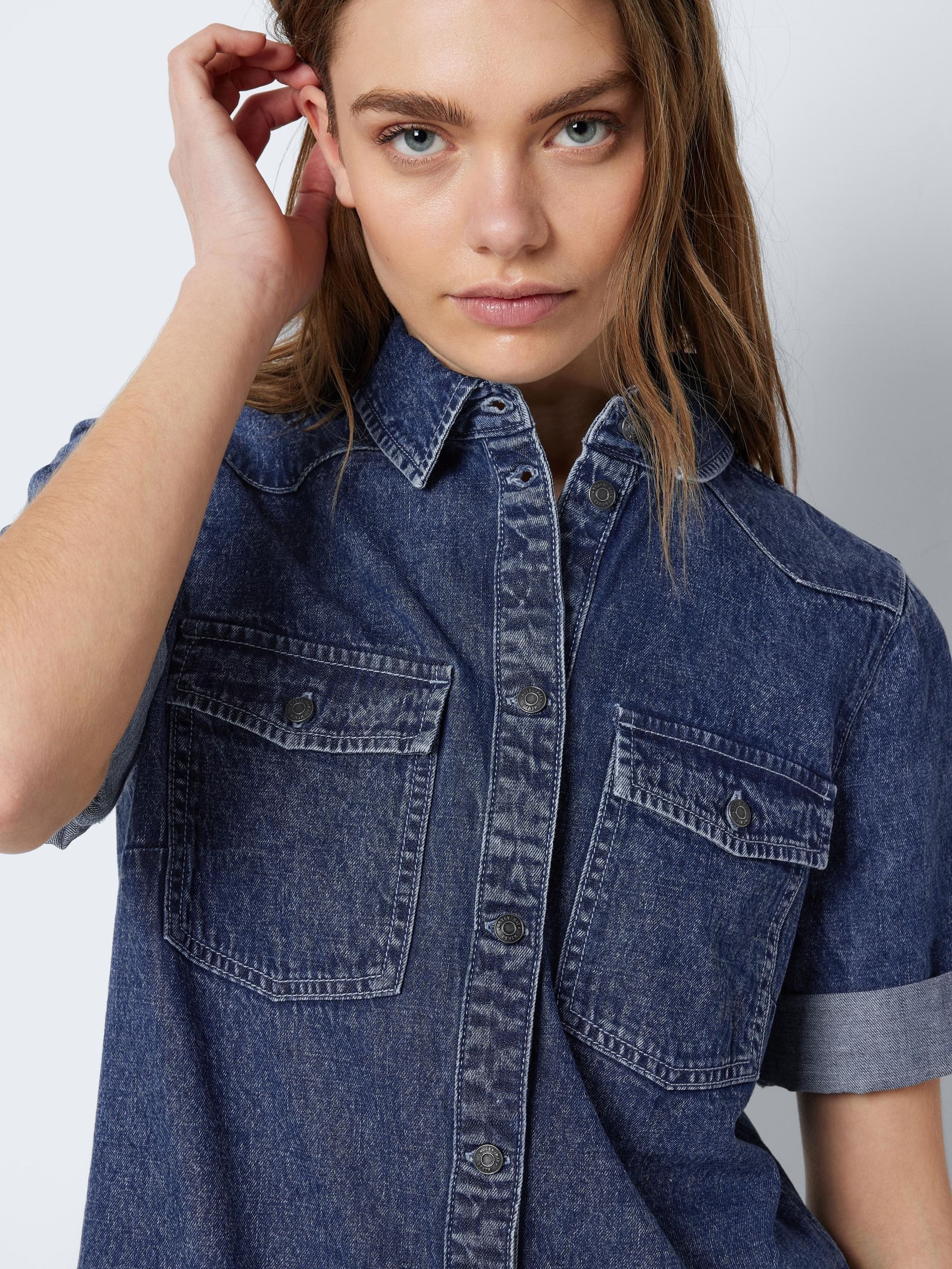 Noisy may Jeanskleid "NMNEW SIGNE S/S DENIM DRESS WG002MB NOOS" günstig online kaufen