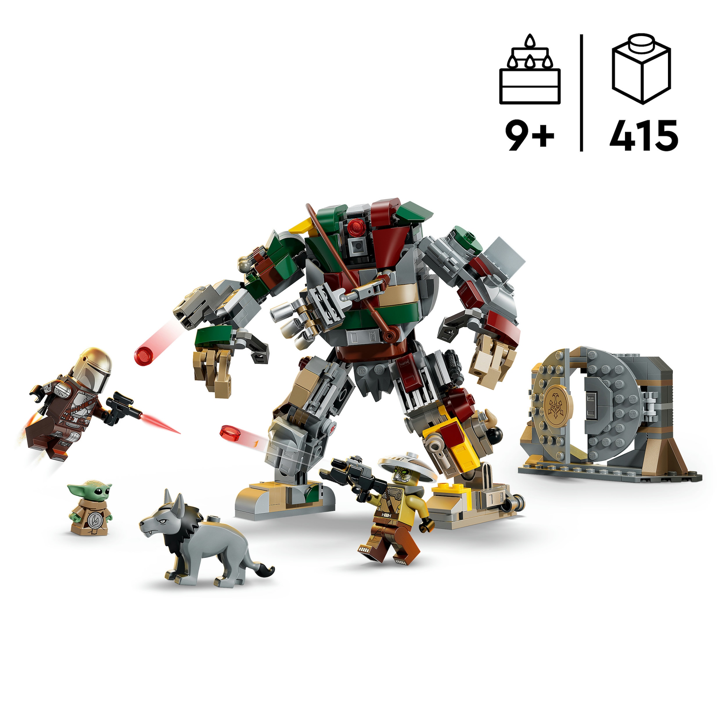LEGO® Konstruktionsspielsteine »Showdown mit dem Wächterdroiden am Huttenpalast (75451)« LEGO Star Wars; Made in Europe