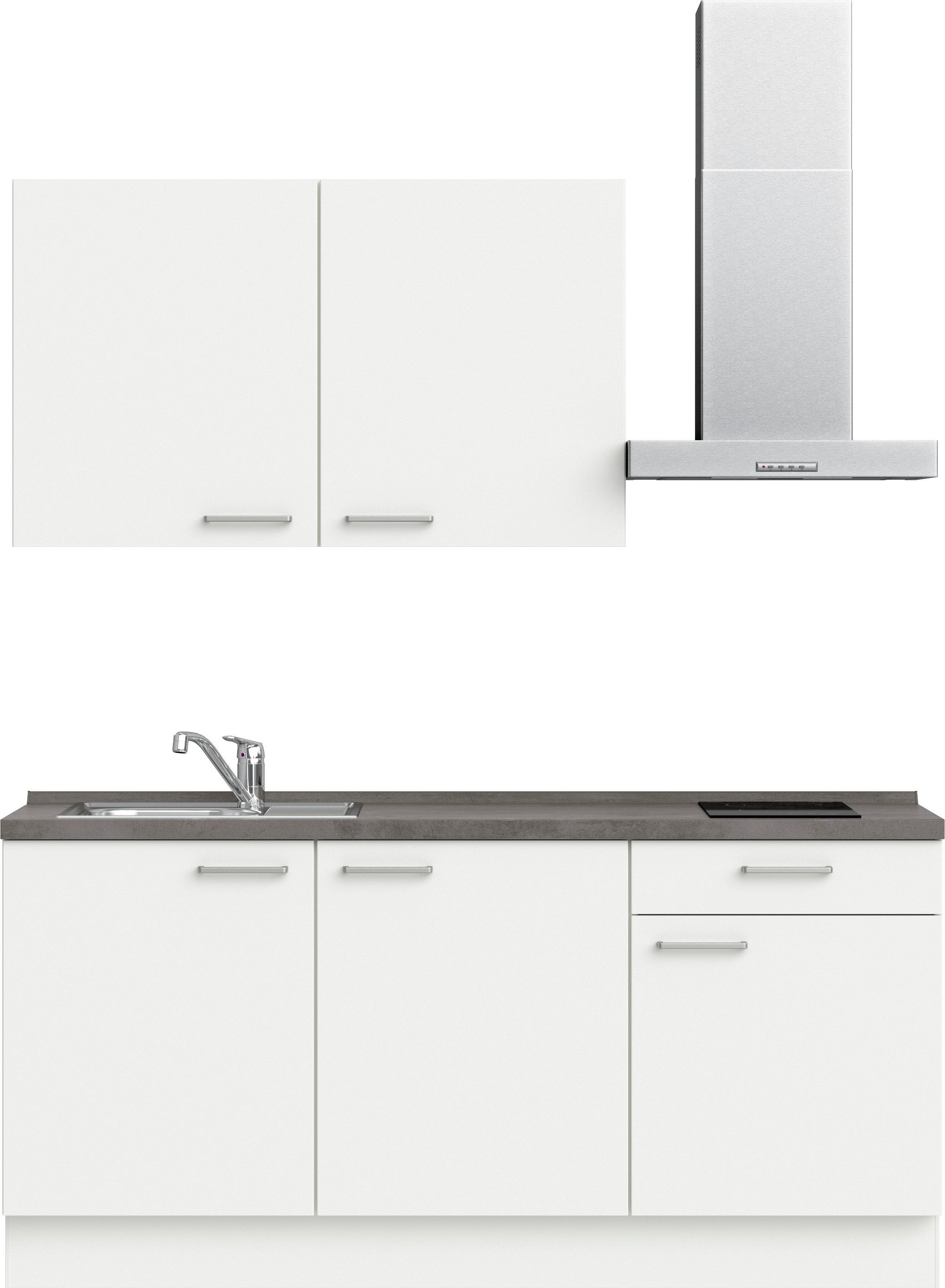 nobilia® Küchenzeile »"Touch I"«, vormontiert, Ausrichtung wählbar, Breite 180 cm, wahlw. mit E-Geräten