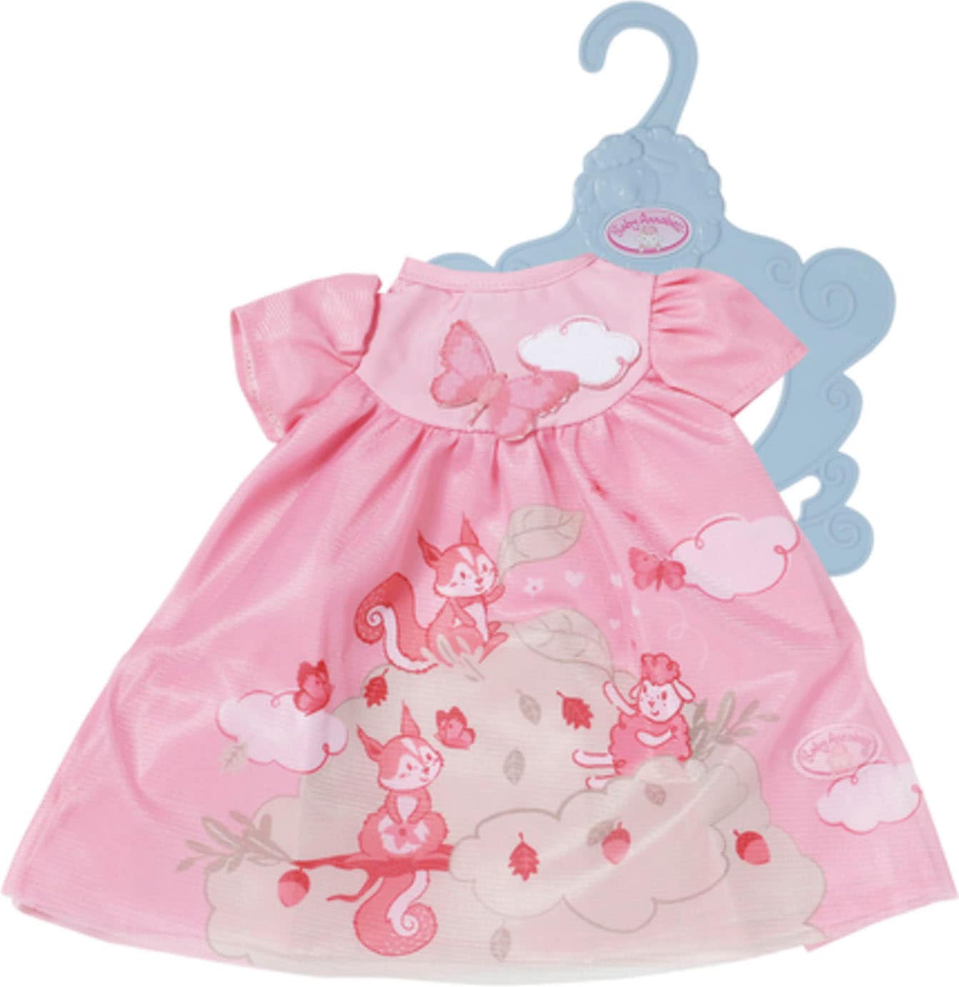 Baby Annabell Puppenkleidung »Kleid rosa Eichhörnchen, 43 cm«