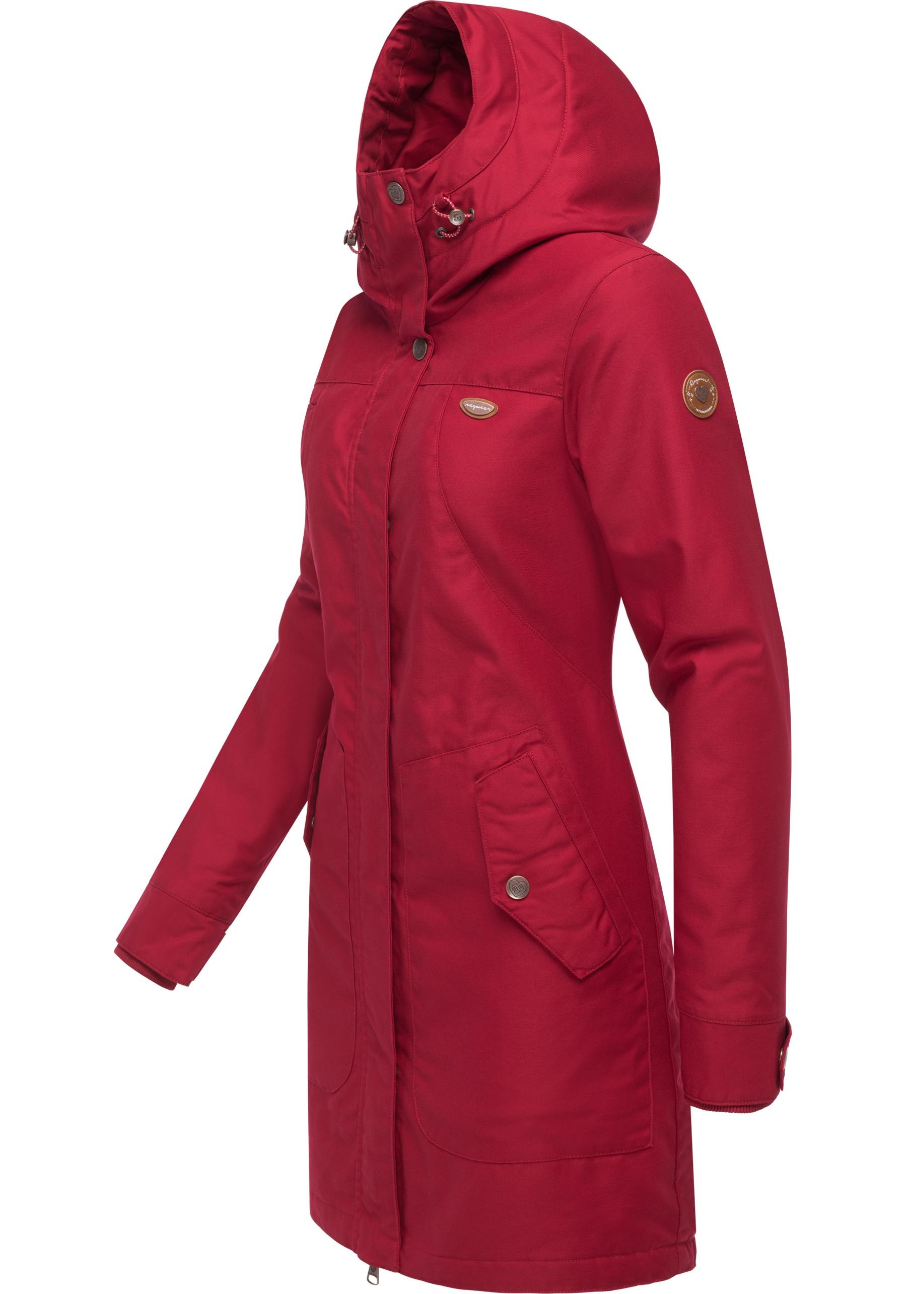 Ragwear Wintermantel "Jannisa" stylischer Damen Winterparka mit Kapuze günstig online kaufen