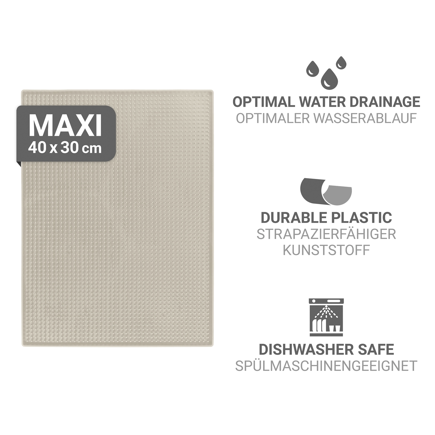 WENKO Abtropfmatte »Modell Maxi«