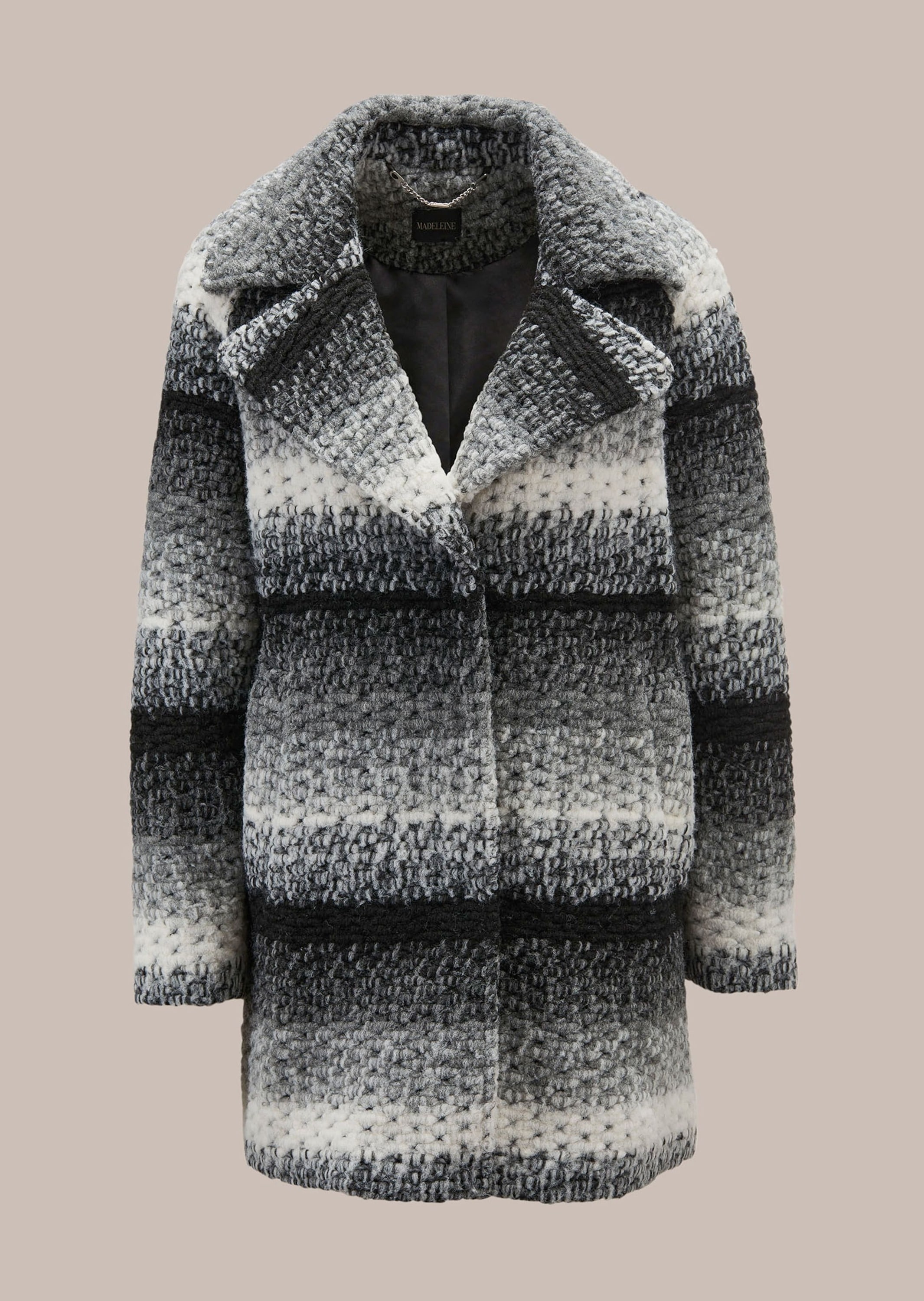 MADELEINE Outdoorjacke "Jacke Longjacke in Struktur-Qualität"