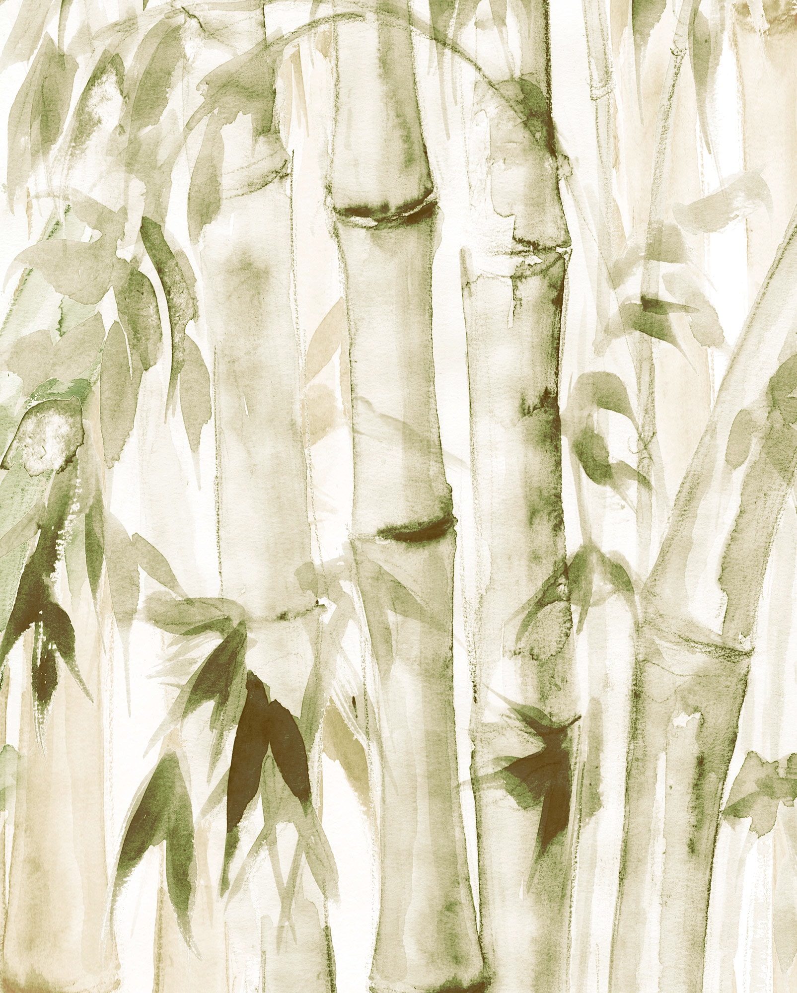 Komar Bild "Wild Bamboo" Natur 1 Stk. tlg. Wandbild zur Dekoration - ohne R günstig online kaufen