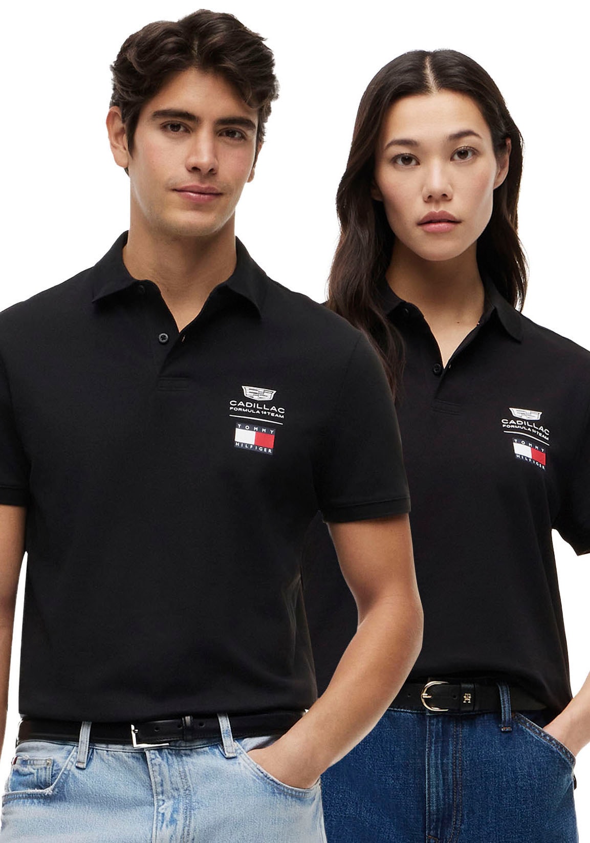 Tommy Hilfiger Poloshirt "TH x Cadillac Formula 1 Team LOGO" Unisex Special Collection Formula1
