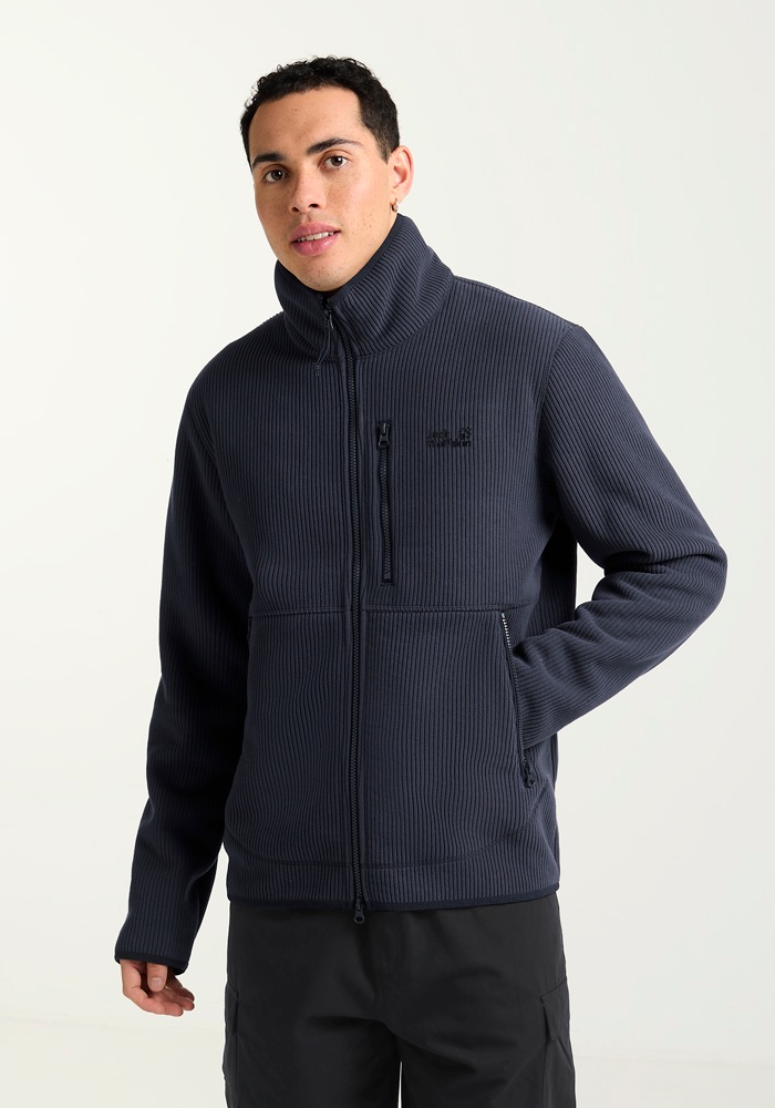 Jack Wolfskin Fleecejacke "LAKE RIDGE JKT M" weich, wärmend, aus Polyester, für Erwachsene