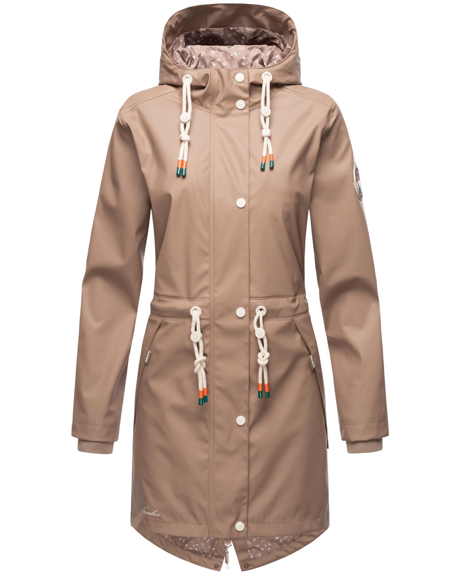 Navahoo Regenjacke »Tropical Stormoo«, mit Kapuze, Wasserdichter Damen Outdoor Regenmantel