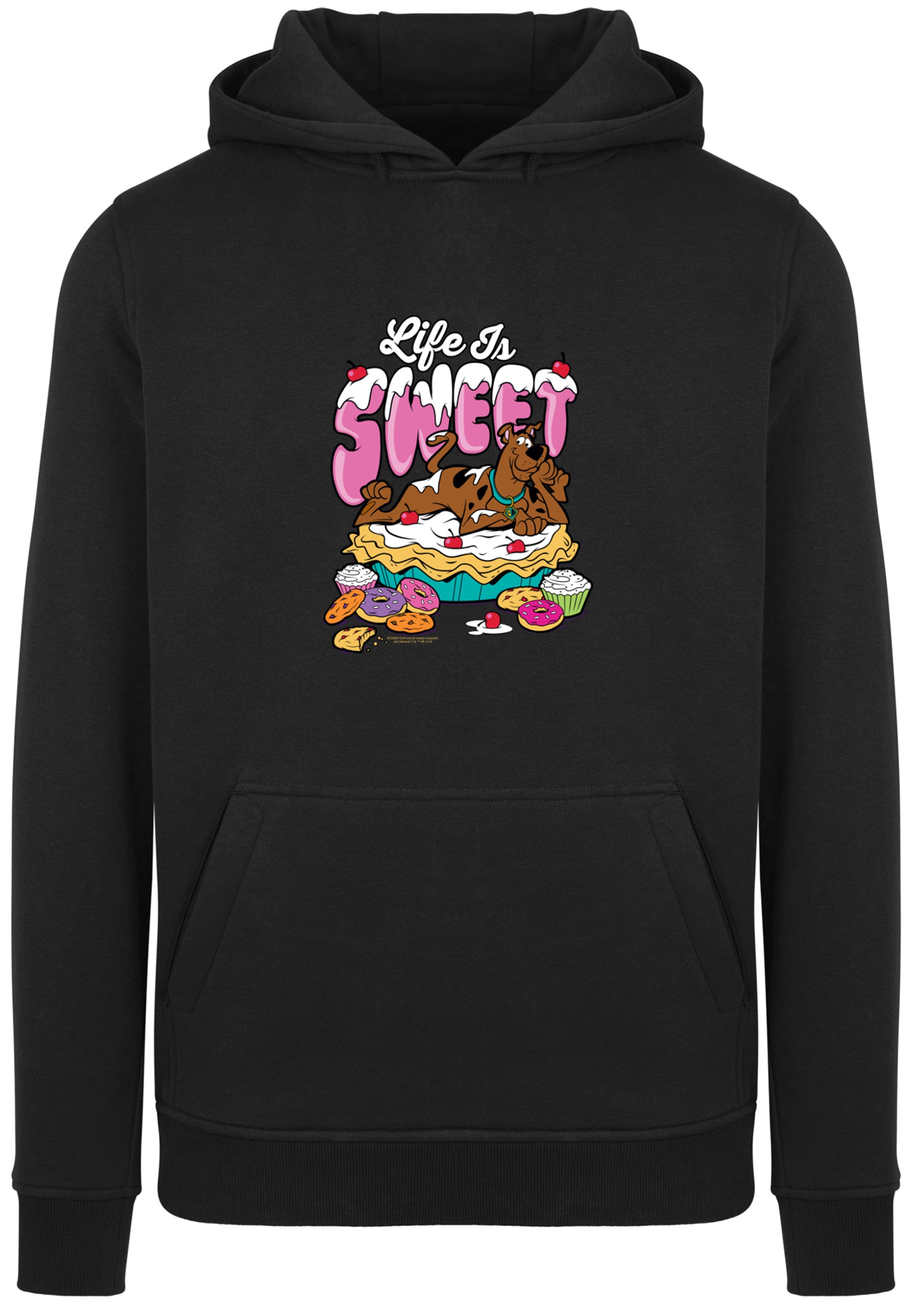 F4NT4STIC Sweatshirt »Scooby Doo Life Is Sweet« Herren,Premium Merch,Slim-Fit,Kapuzenpullover,Bedruckt