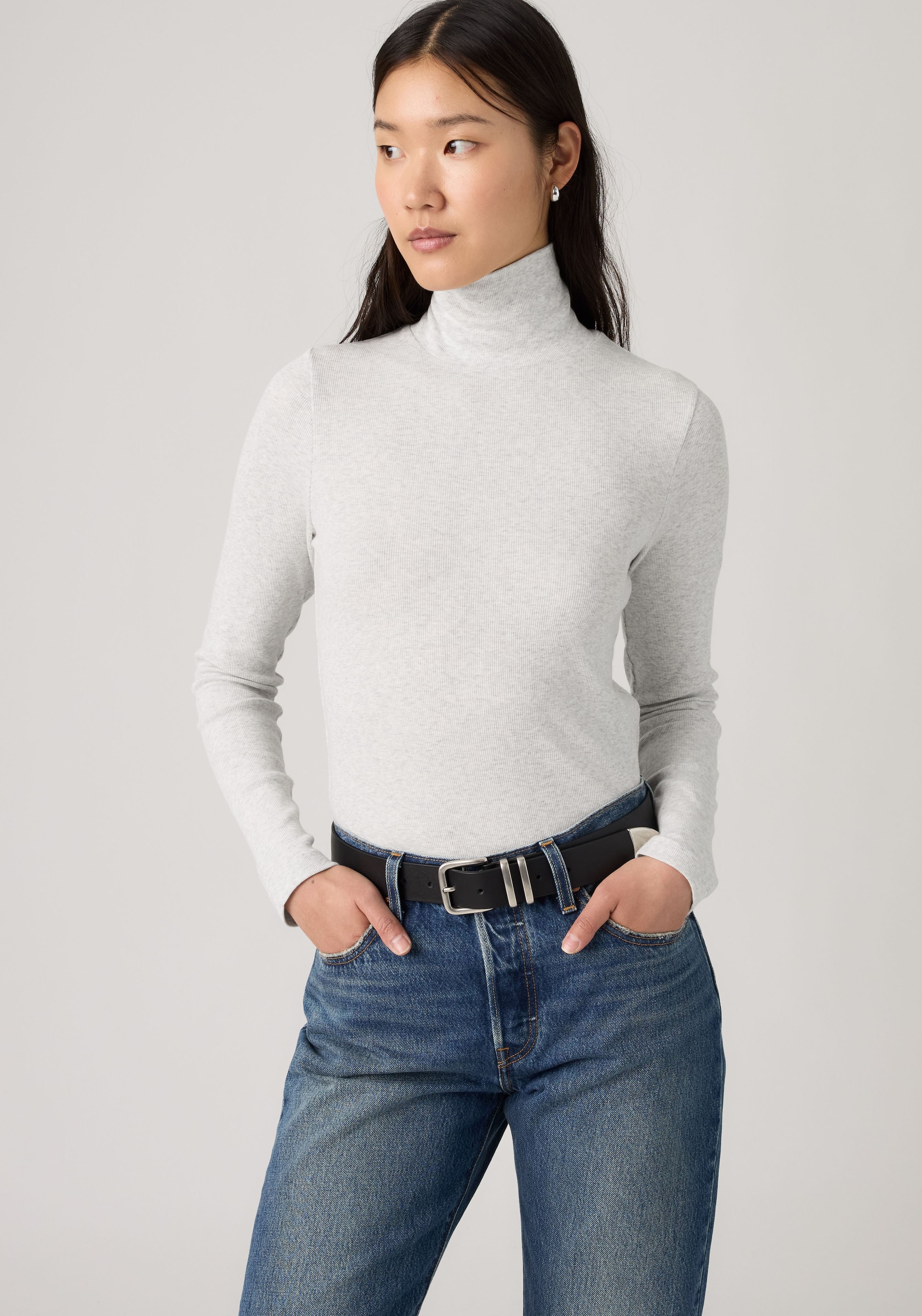 Levis Rollkragenshirt "HAYES LS LAYERING TURTLENECK" Hoch geschlossener Rollkragen