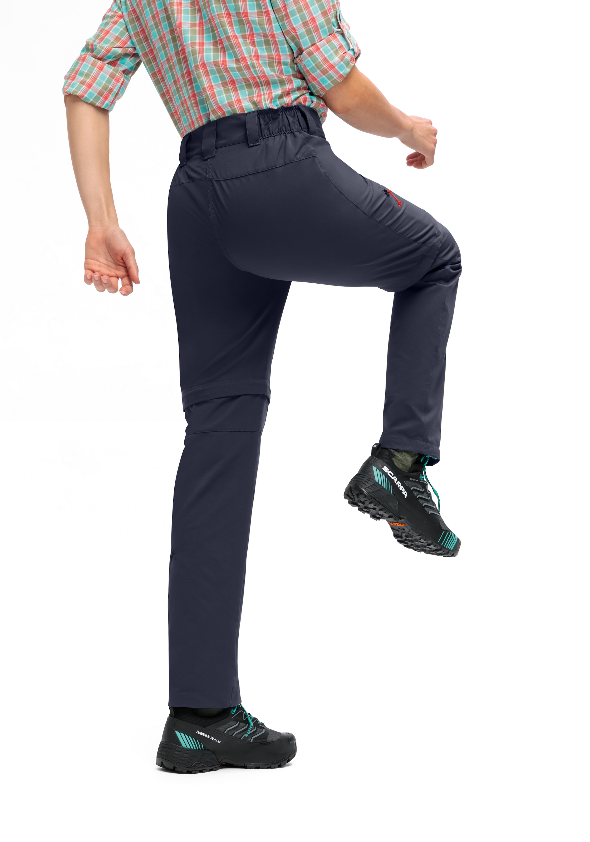 Maier Sports Outdoorhose »Nata Zip Loop«, Damen Wanderhose, Zip-Off Funktionshose, 3 Taschen, Regular Fit