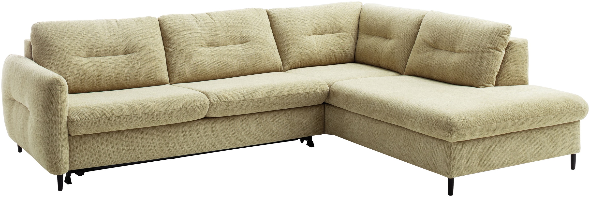 Home affaire Ecksofa "Clevina, L-Form mit Kaltschaummatratze" Längsschläfer günstig online kaufen