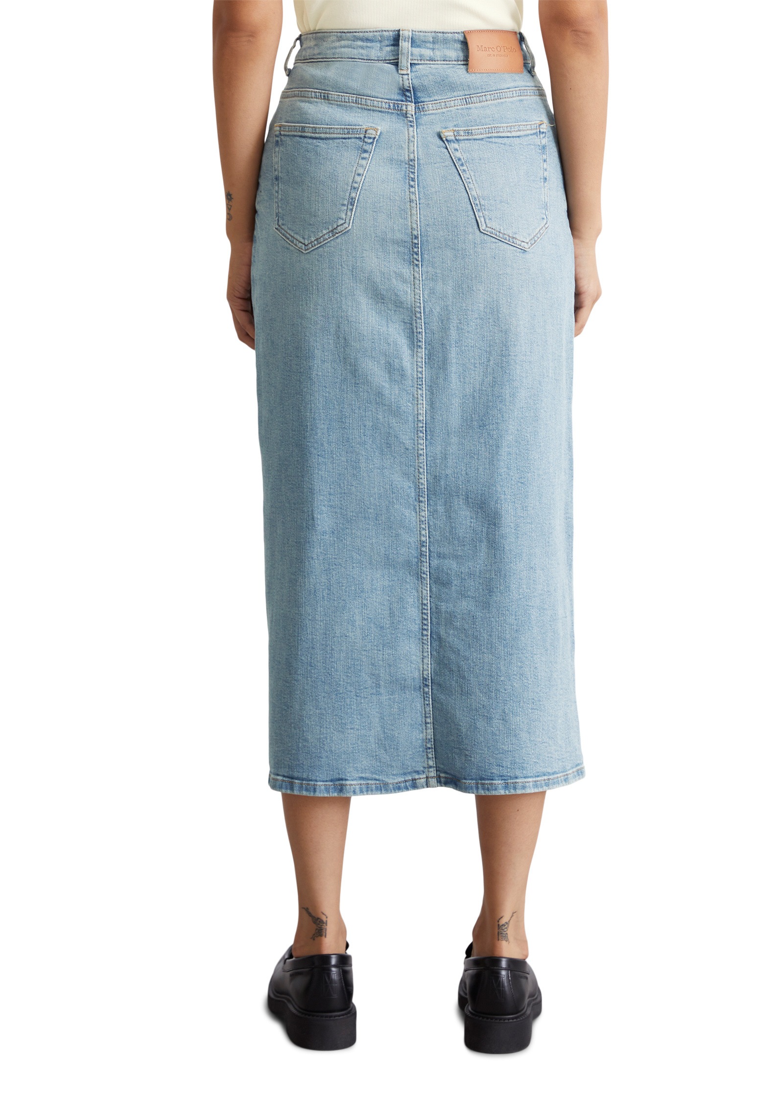 Marc O'Polo Jeansrock »aus Organic-Cotton-Stretch«