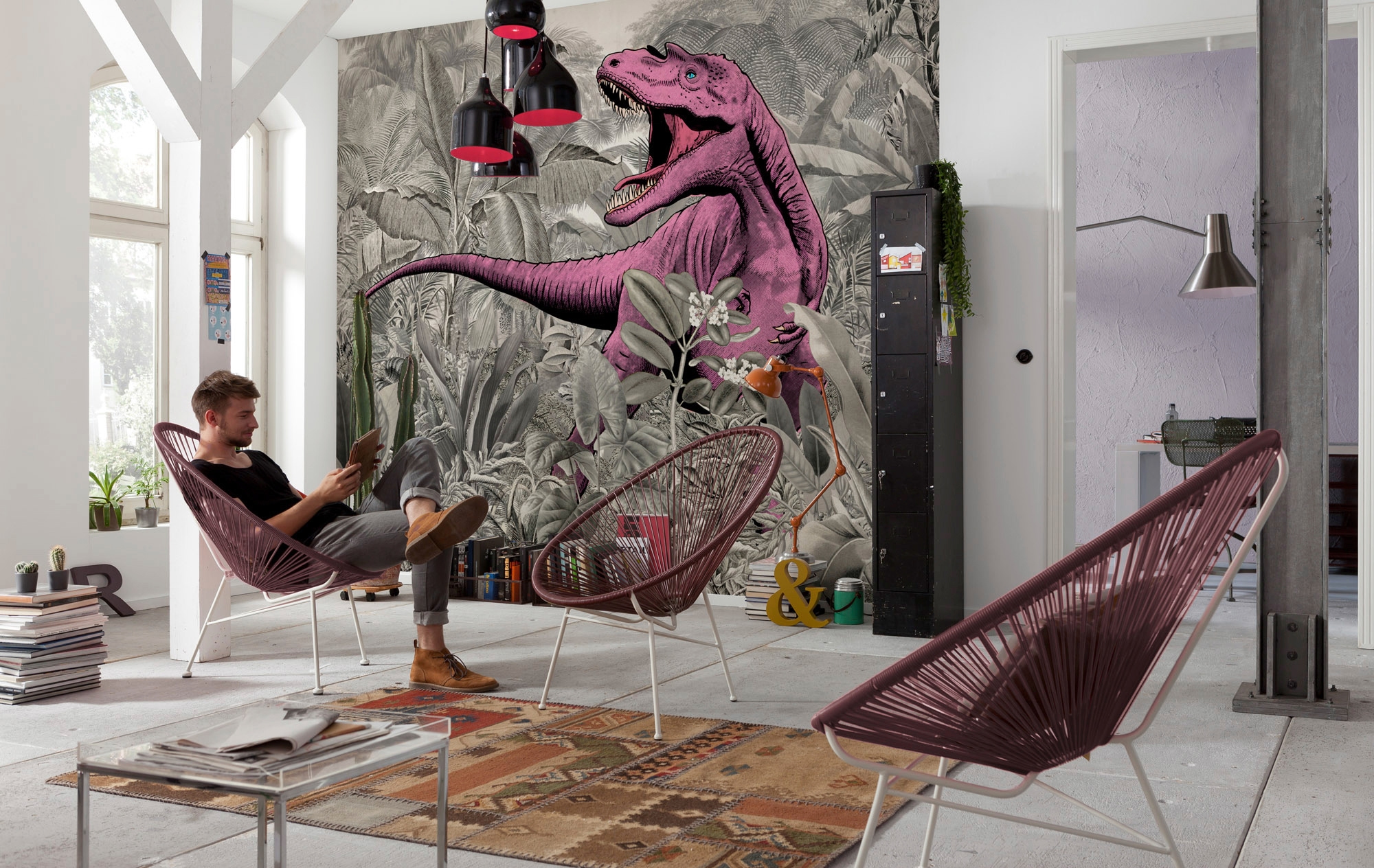Komar Vliestapete »Digitaldruck Vlies - Pinky - Größe 350 x 280 cm«, bedruckt, Kinderzimmer