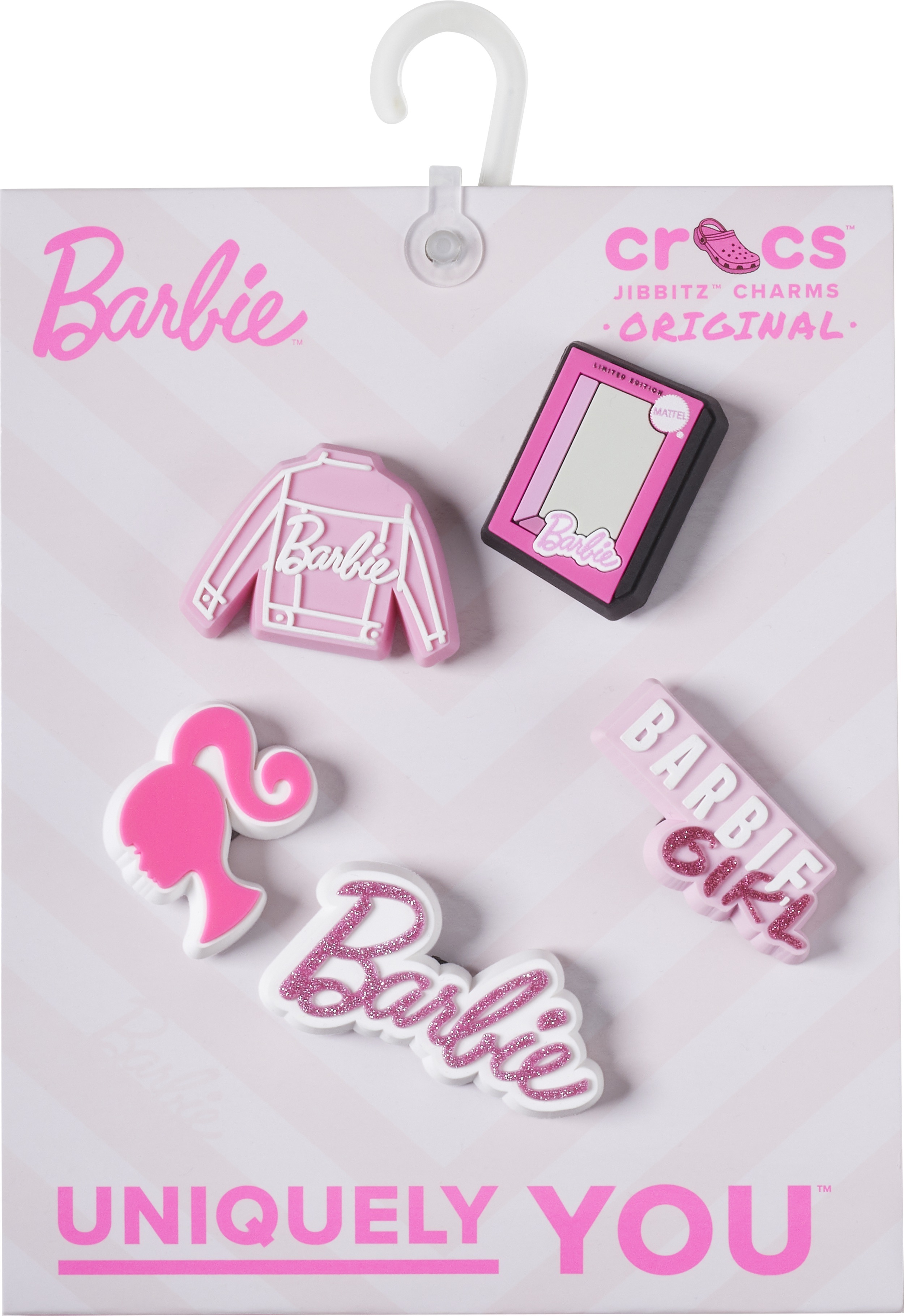 Thumbnail - Crocs Schuhanstecker "Jibbitz™ Barbie", (Set, 5 tlg., Kein Spielzeug. Nicht für Kinder unter 3 Jahren geeignet), Charm, ...