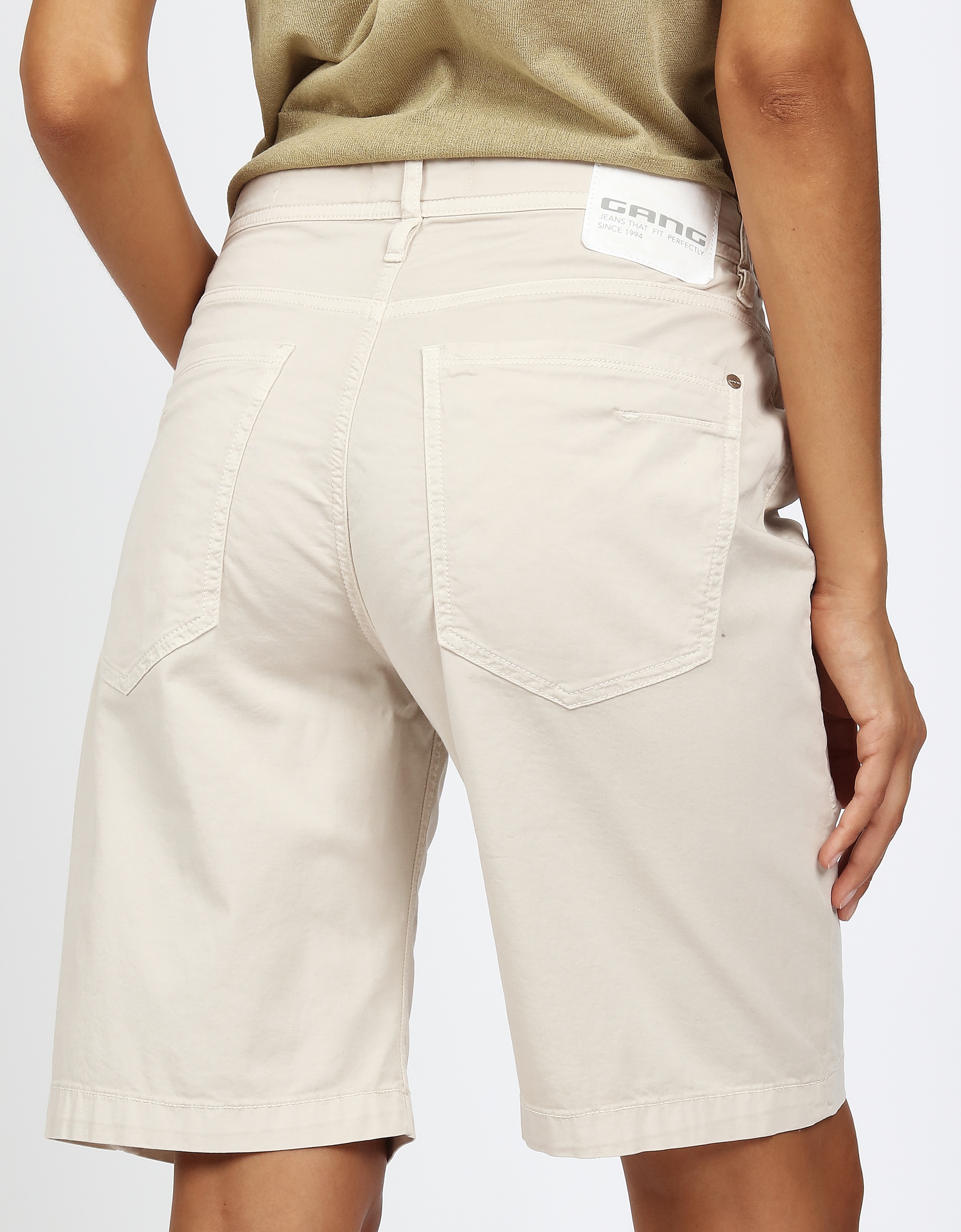 GANG Jeansshorts »94NICA WORKER SHORTS« mit Kordel