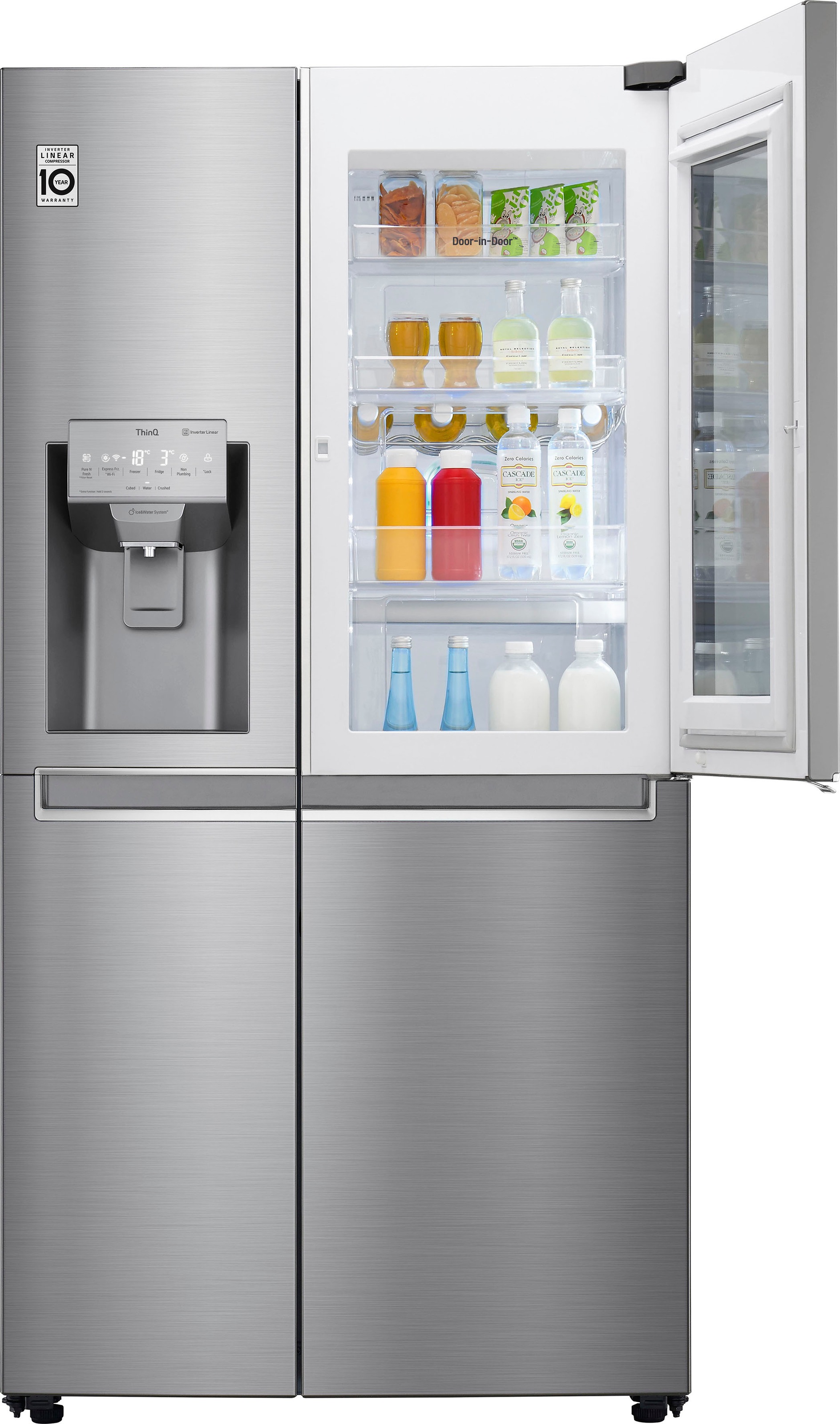 Lg Side By Side Gsi961pzaz Instaview Door In Door Auf Raten Baur