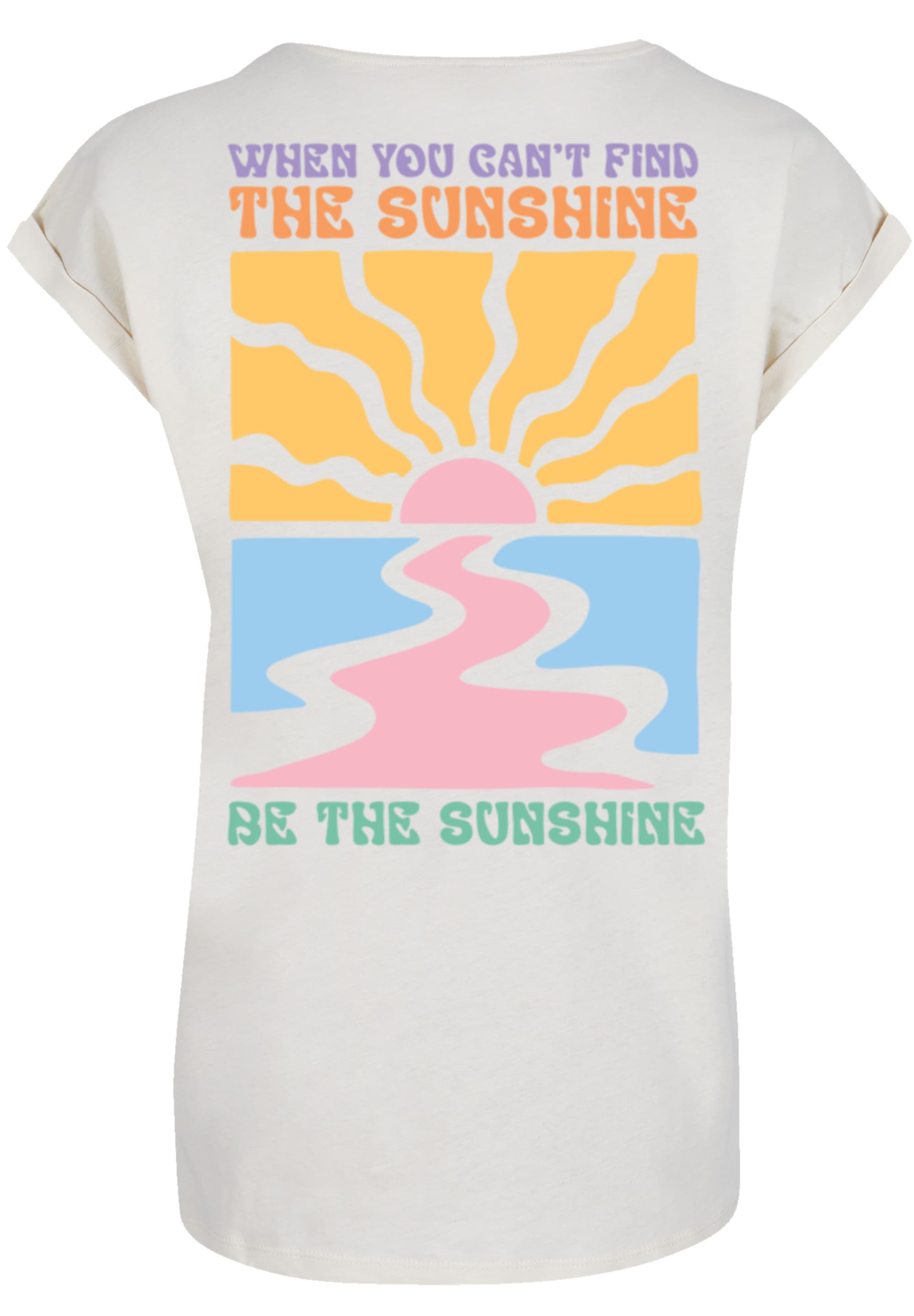 F4NT4STIC T-Shirt »Be The Sunshine Color«, Premium Qualität