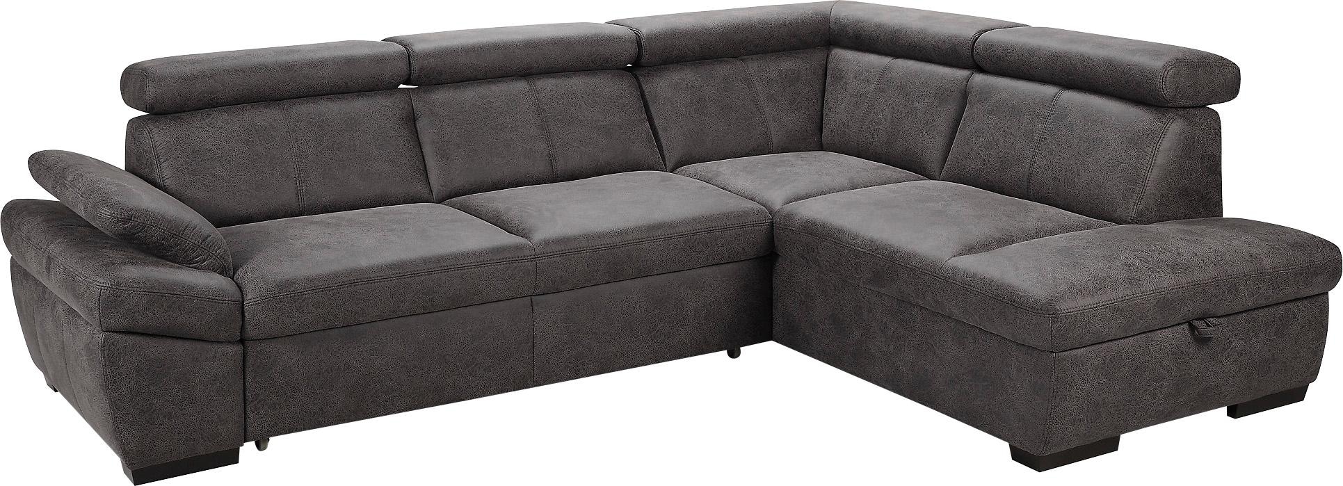 exxpo - sofa fashion Ecksofa "Salerno, Funktionssofa, hoher Sitzkomfort, Br günstig online kaufen