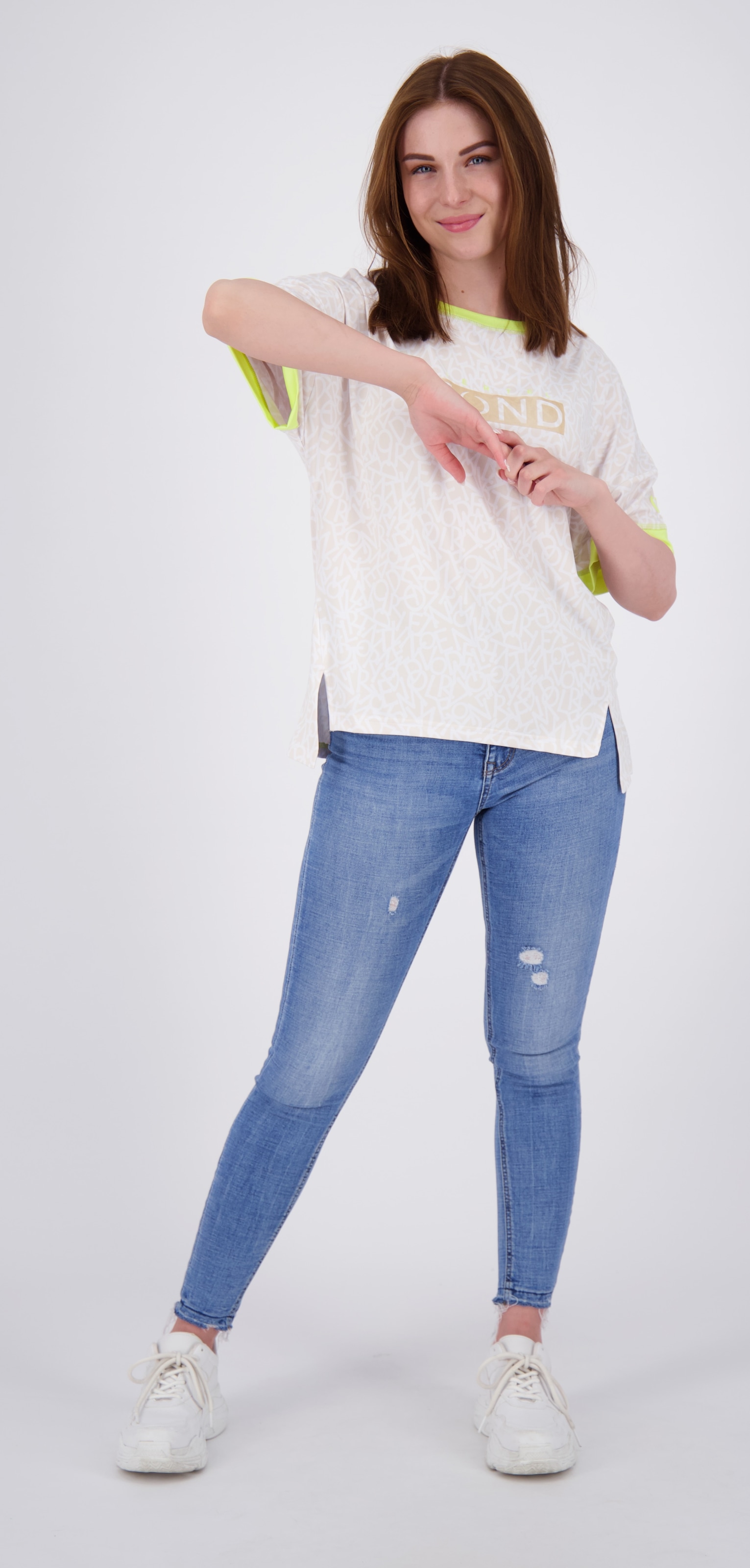 LPO Funktionsshirt »LINA WOMEN«, hinten länger geschnitten