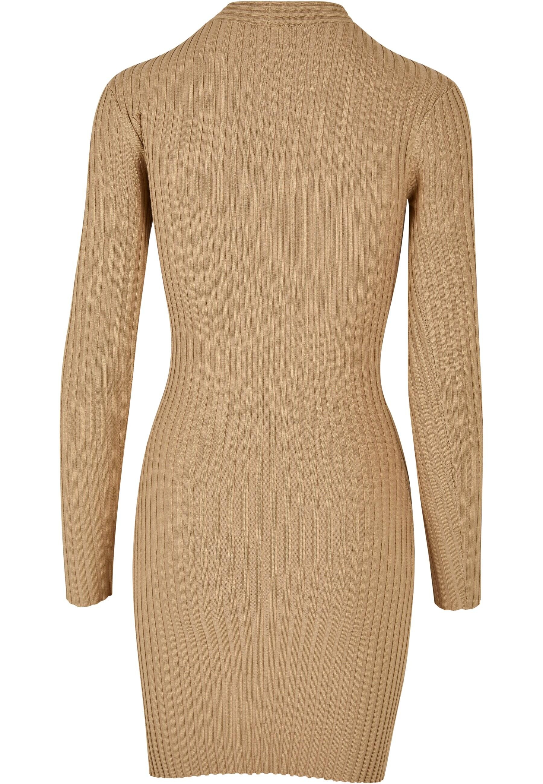 URBAN CLASSICS Shirtkleid »Urban Classics Damen Ladies Crossed Rib Knit Dress«, (1 tlg.)