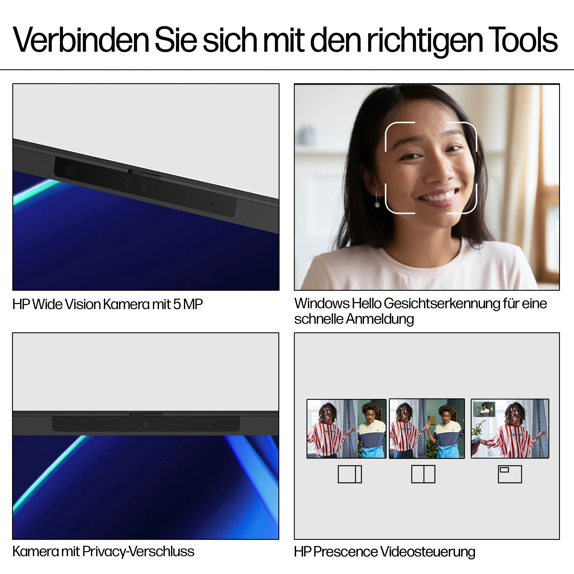 HP Notebook »Pavilion 14-ey0257ng«, 35,6 cm, / 14 Zoll, AMD, Ryzen 5, Radeon 740M, 1000 GB SSD