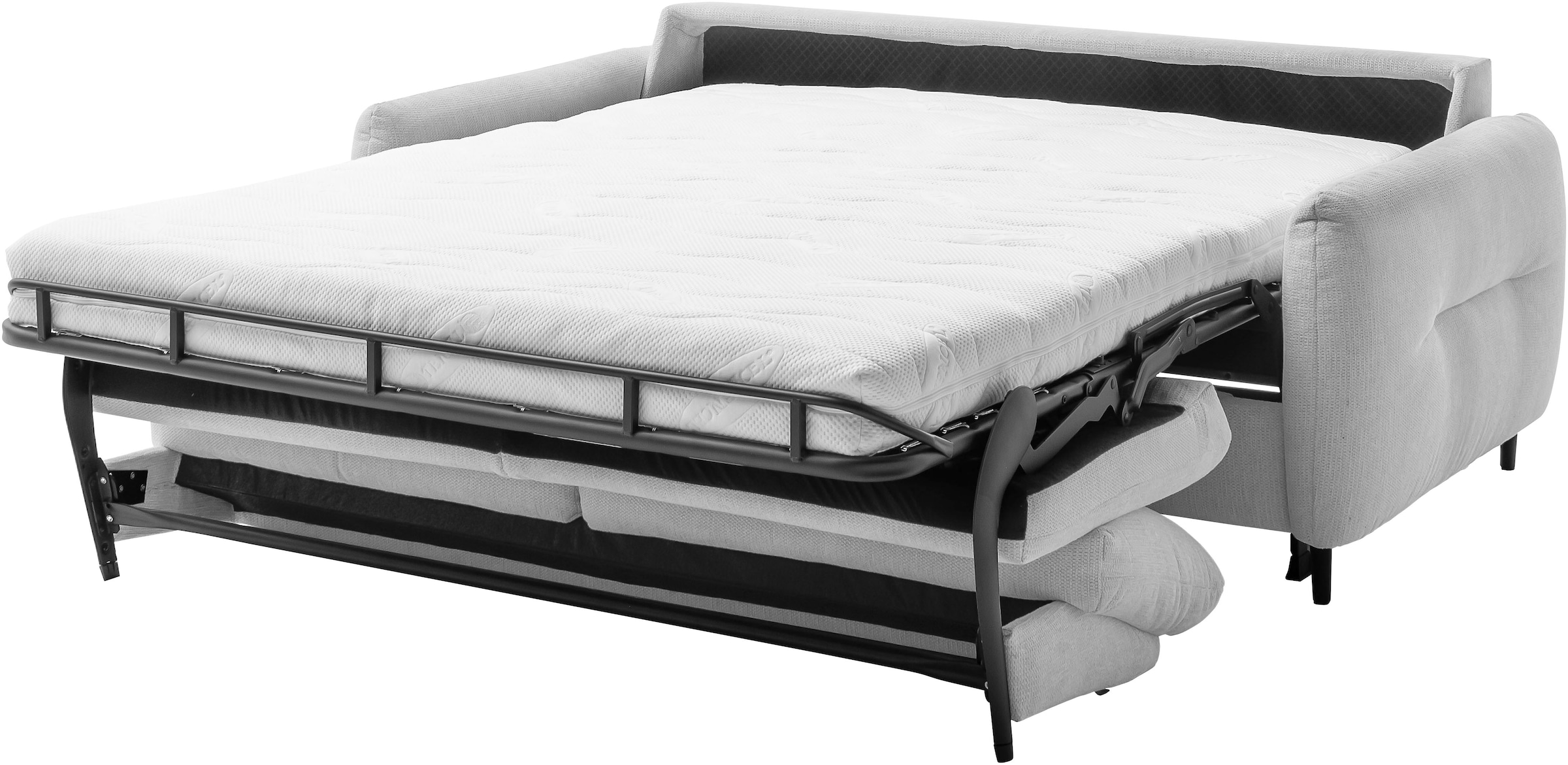Home affaire 2,5-Sitzer »Clevina, Dauerschläfer mit Kaltschaummatratze, Breite 196 cm« Sofa & Bett in einem – kinderleicht ausklappbar & freistellbar im Raum