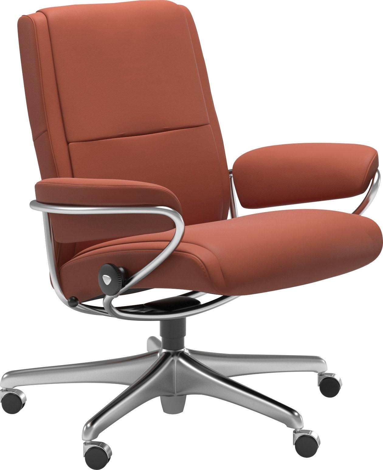 Relaxsessel »Paris«, Low Back, mit Home Office Base, Gestell Chrom