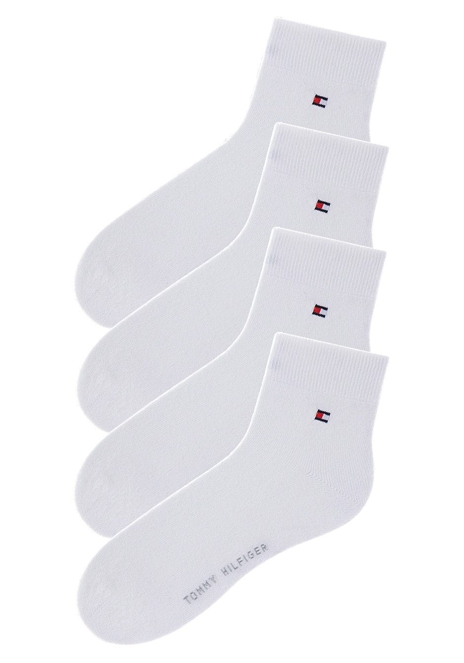 Tommy Hilfiger Kurzsocken, (4er-Pack), mit druckfreien Nähten