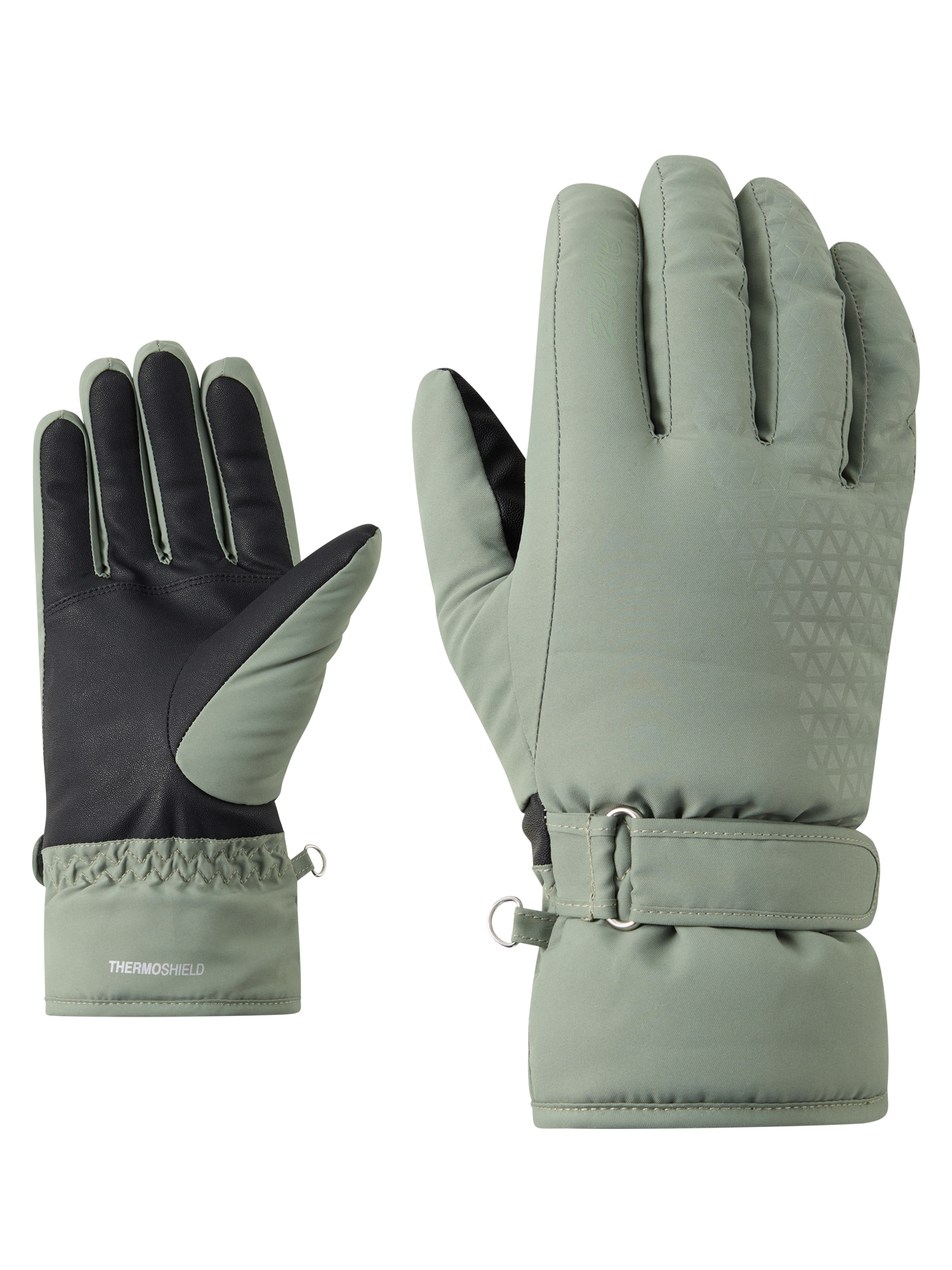 Ziener Skihandschuhe "KISAR-Z AQUASHIELD DAMEN" wasserdicht, winddicht, atmungsaktiv, warm, weiches Fleece-Futter