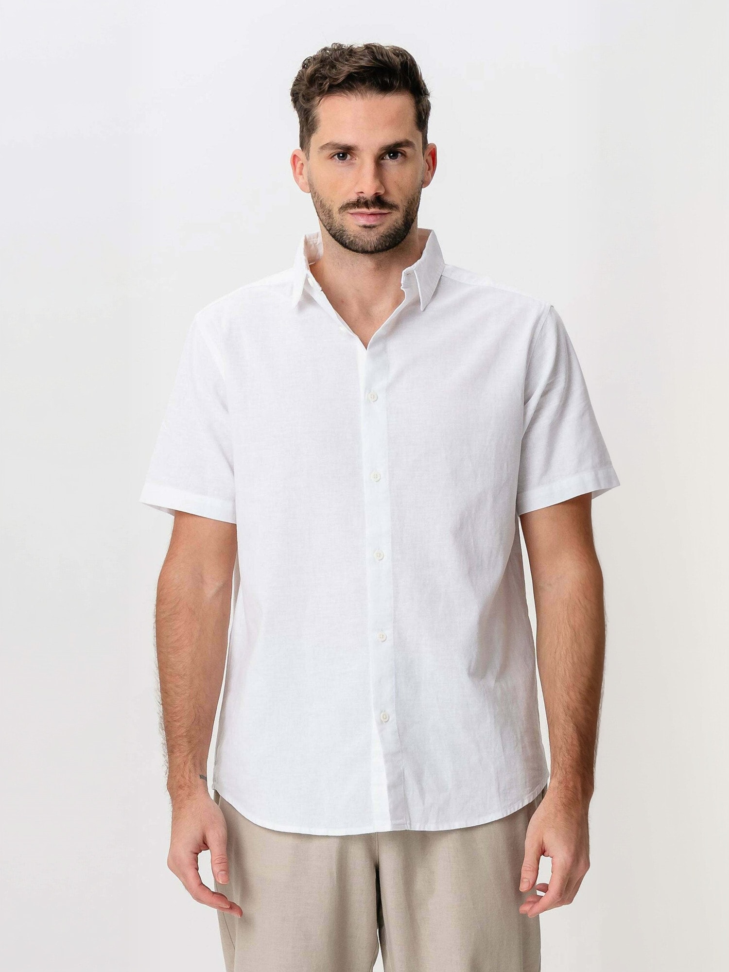 TeeShoppen "TEESHOPPEN Shirt Linen Blend"