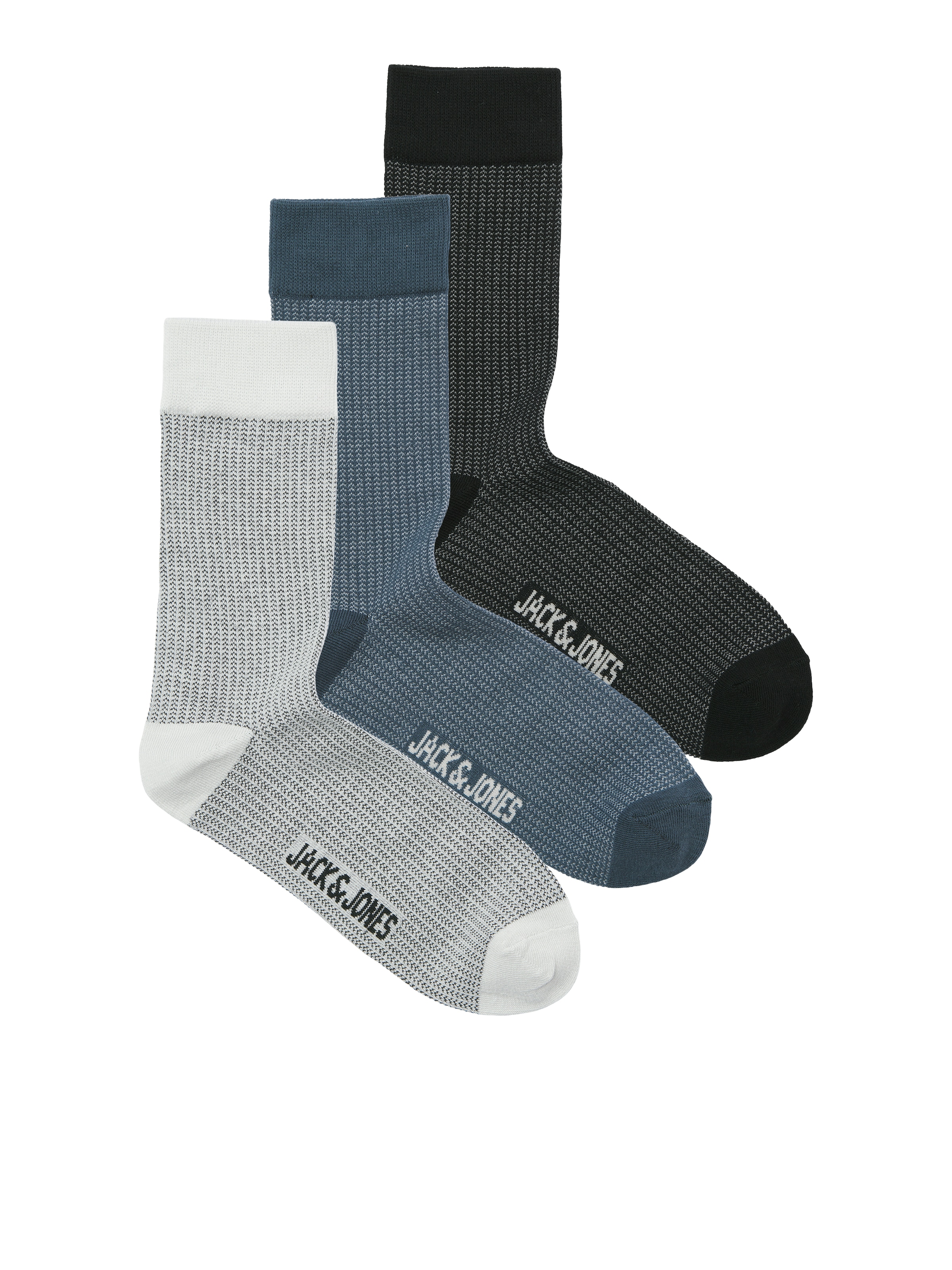 Jack & Jones Freizeitsocken "JACBRYAN BIRD EYE SOCKS 3 PACK SN" 3 Paar tlg. günstig online kaufen