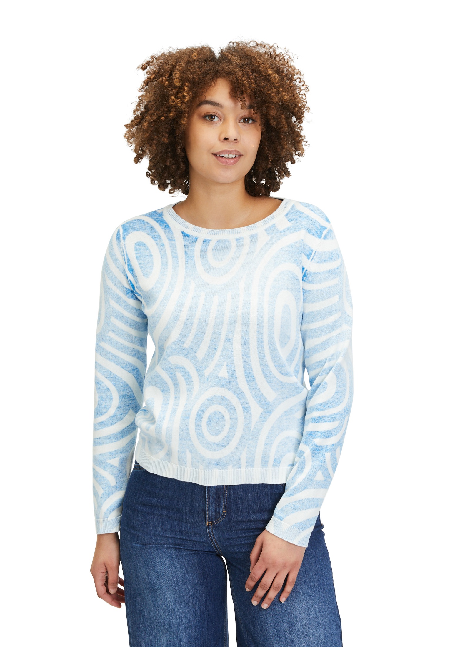 Cartoon Strickpullover Rundhalsausschnitt Calypso C Produktbild-Vorschau 10